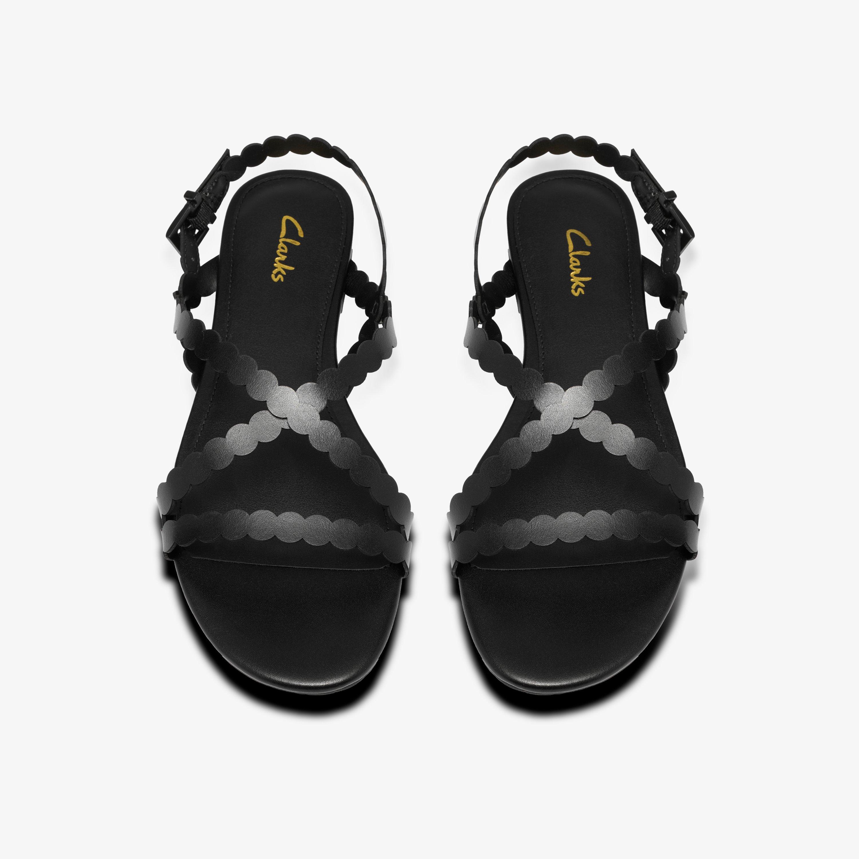 Kediri Strap Black Flat Sandals, view 6 of 6