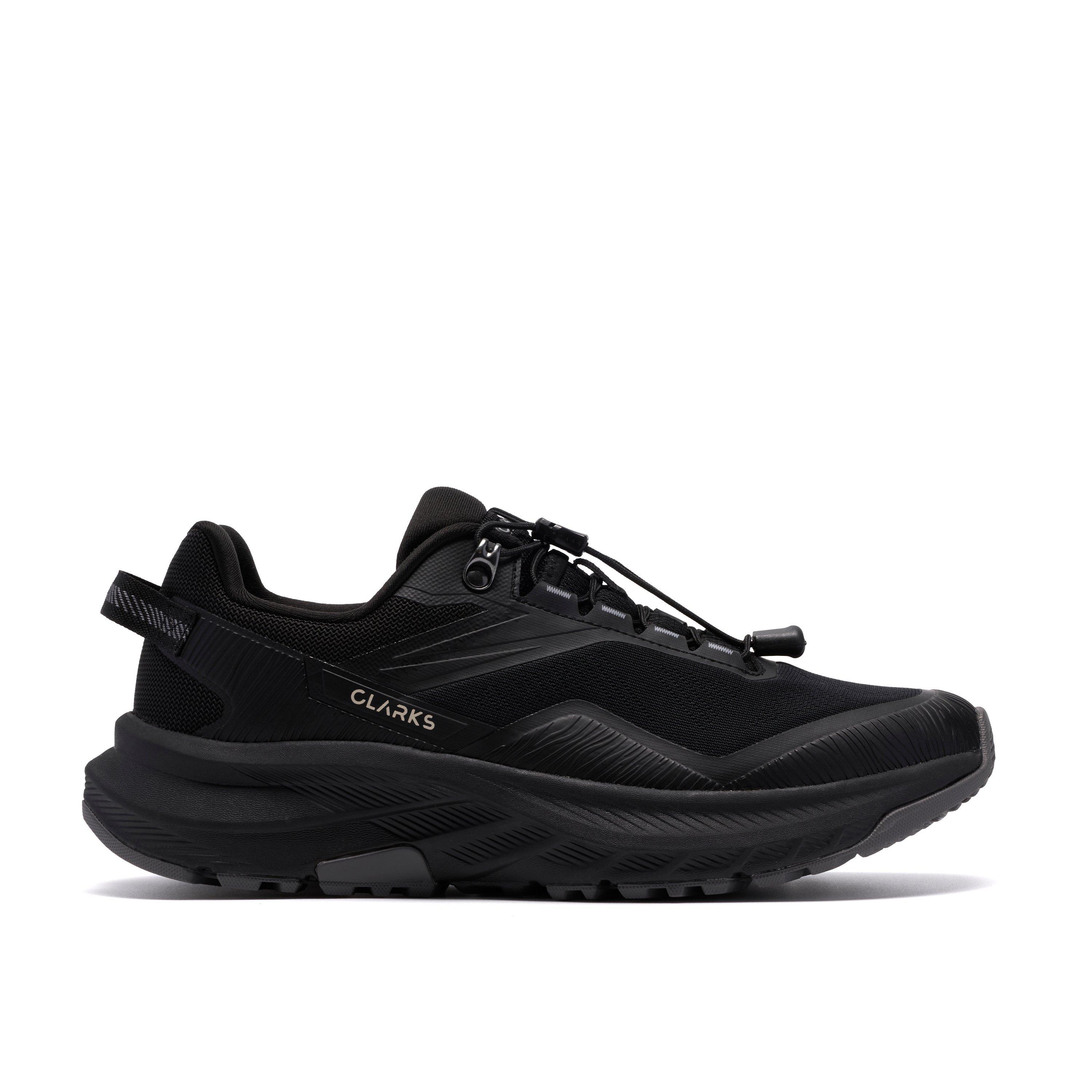 Clarks Men's Black Textile Enford Lace Standard Fit