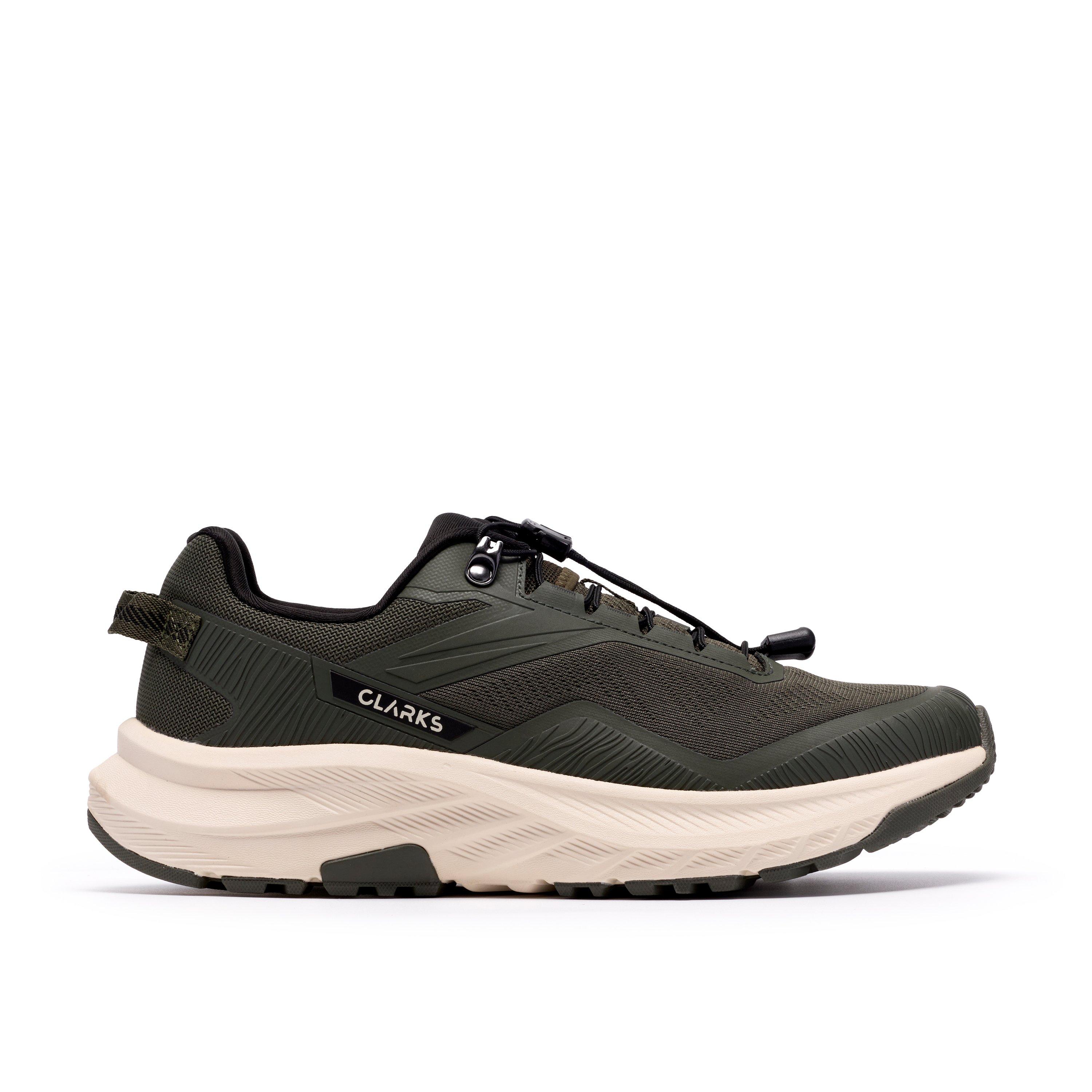 Clarks Men's Green Textile Enford Lace Standard Fit