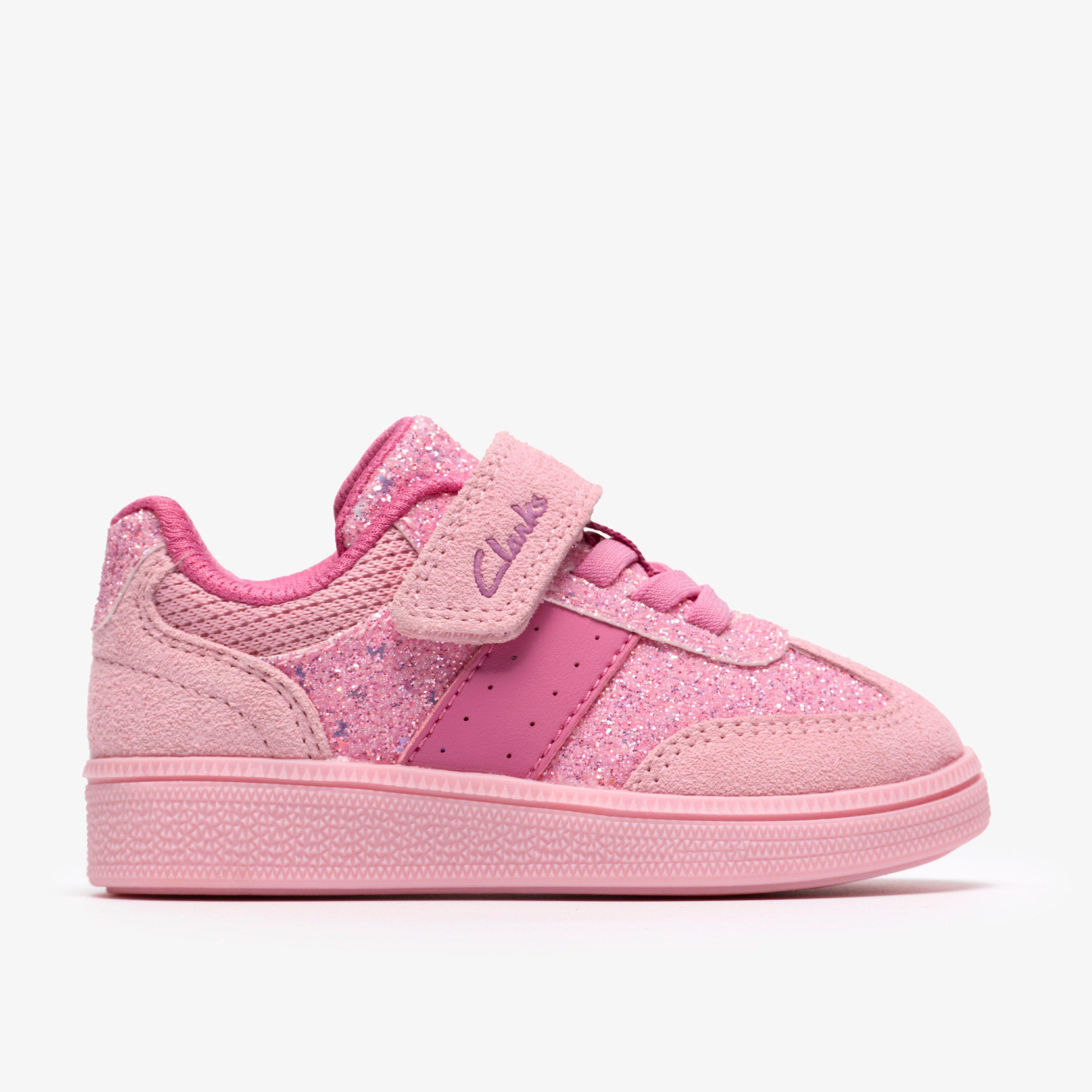 Cypress Step Toddler Pink Sparkle Trainers, view 1 of 6