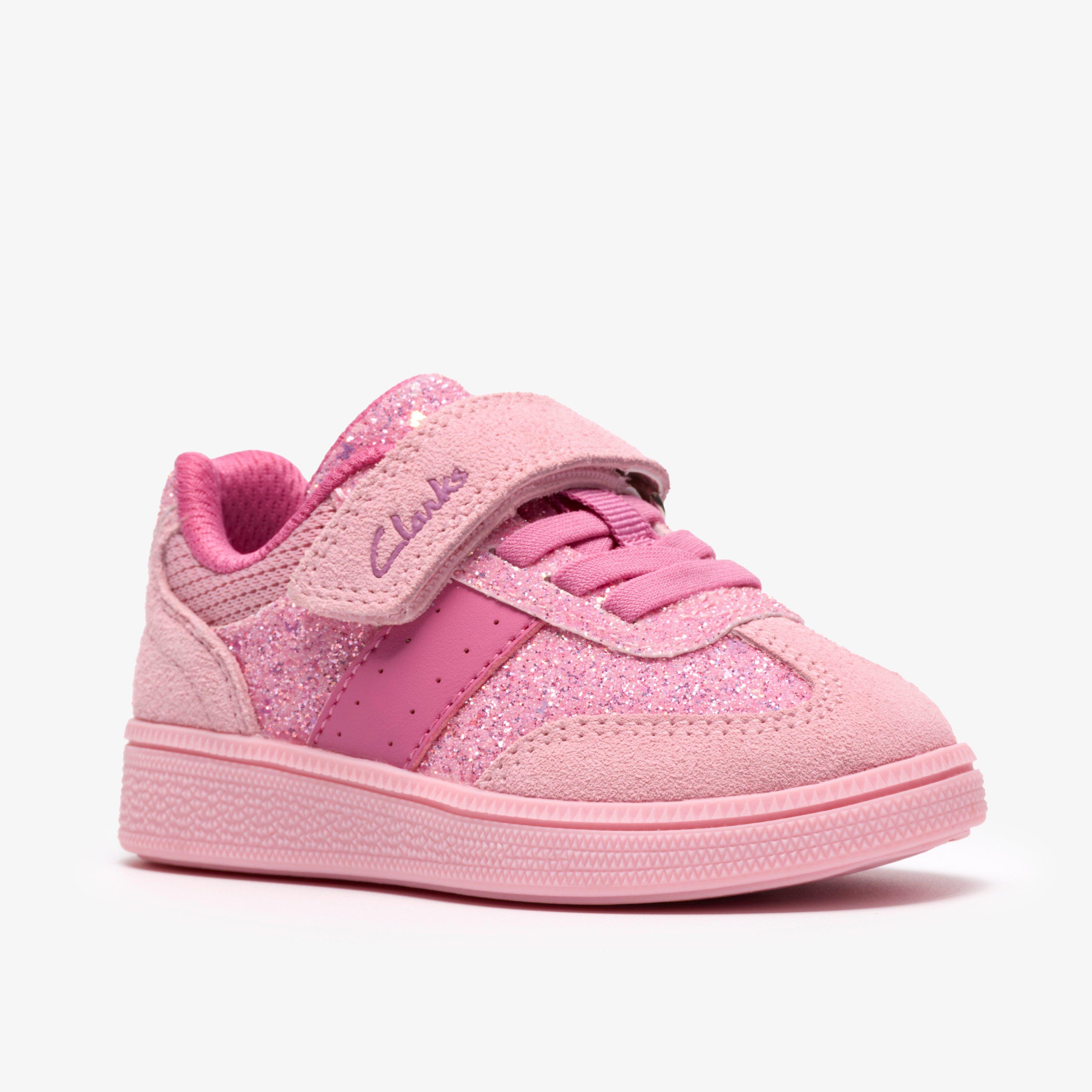 Cypress Step Toddler Pink Sparkle Trainers, view 4 of 6