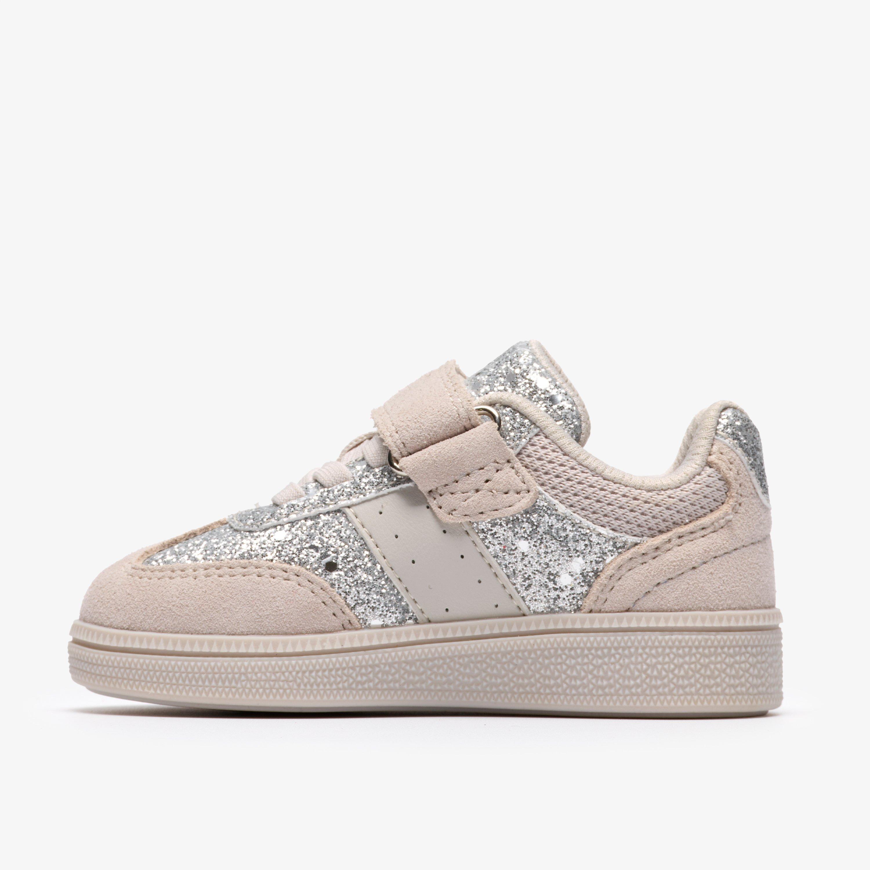 Cypress Step Toddler Silver Metallic Trainers, view 2 of 6
