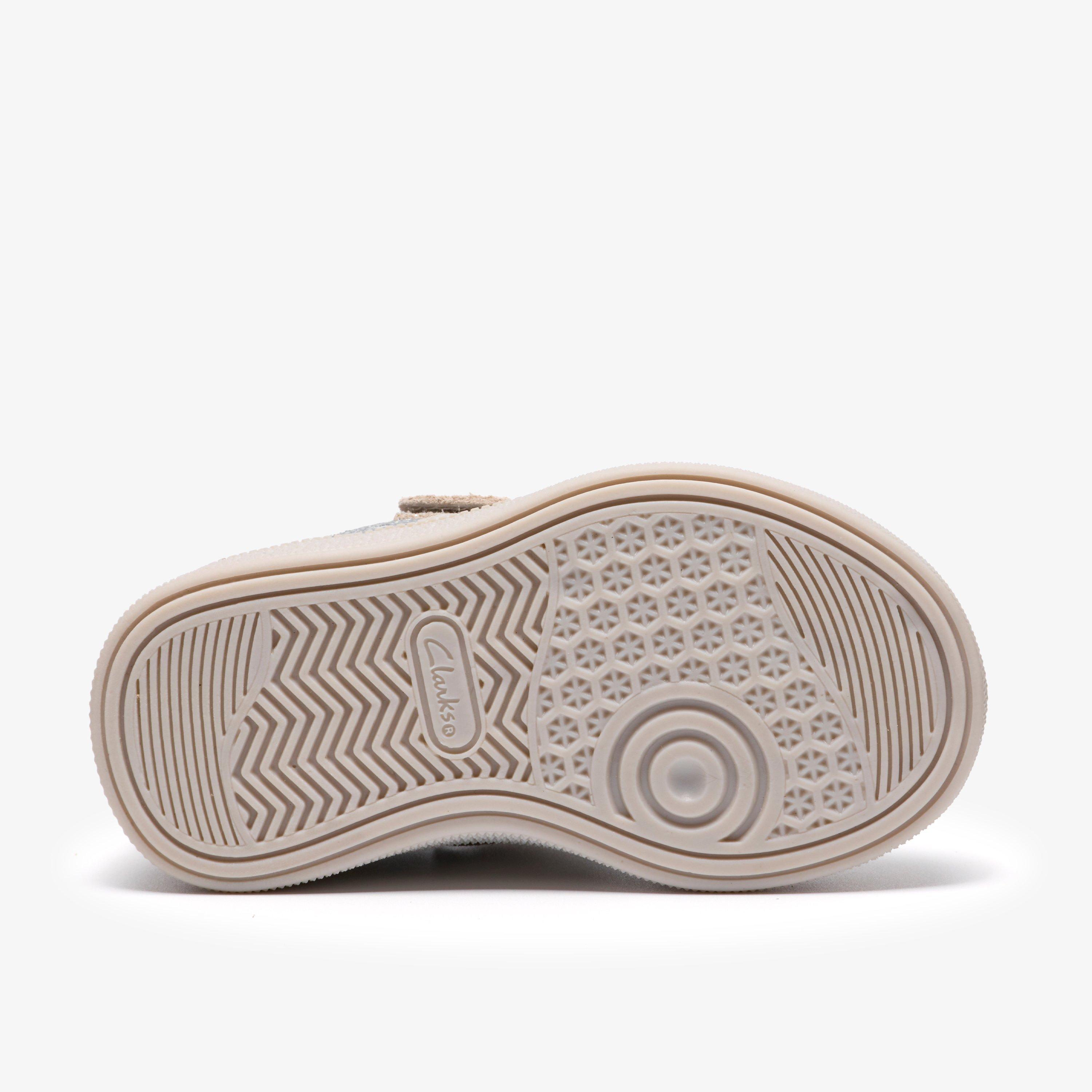 Cypress Step Toddler Silver Metallic Trainers, view 3 of 6