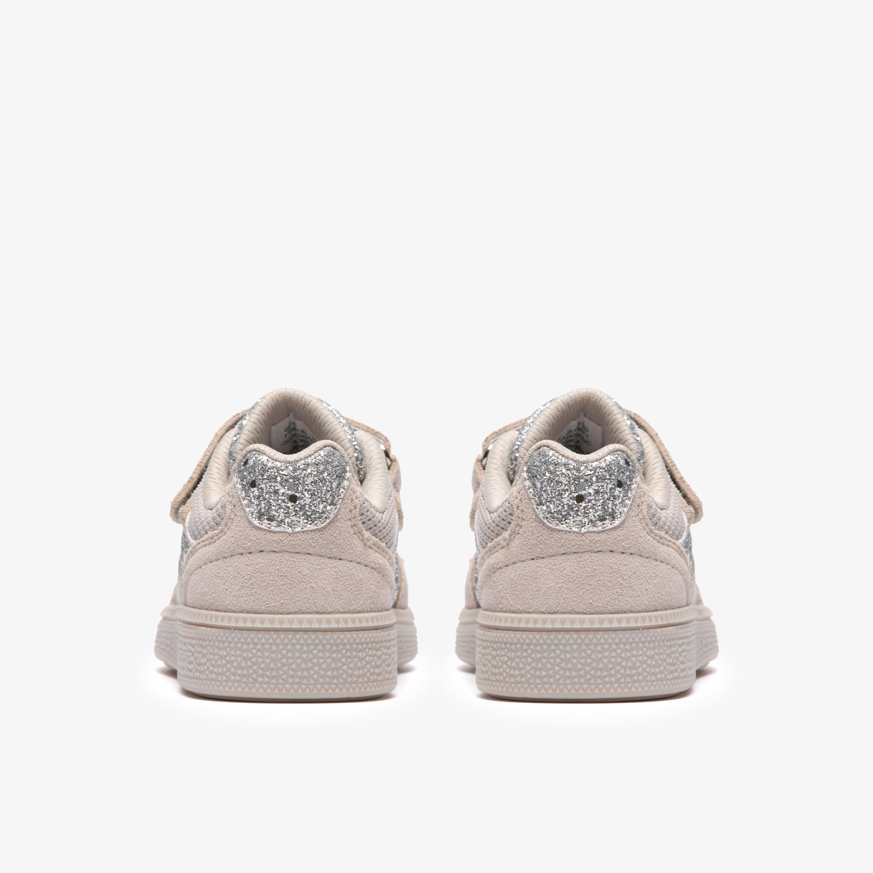 Cypress Step Toddler Silver Metallic Trainers, view 5 of 6