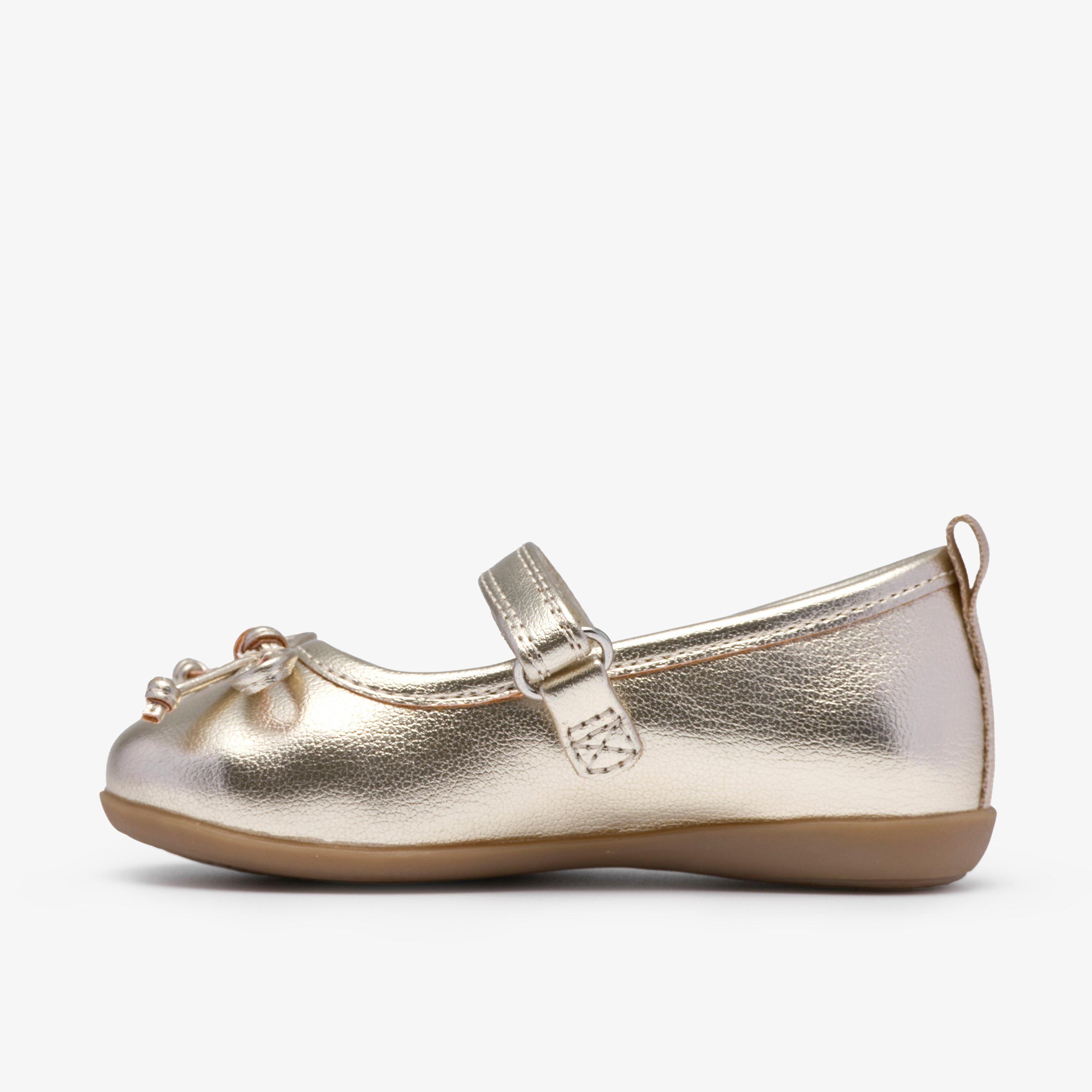 Charm Tap Toddler Champagne Ballet Pumps, view 2 of 6