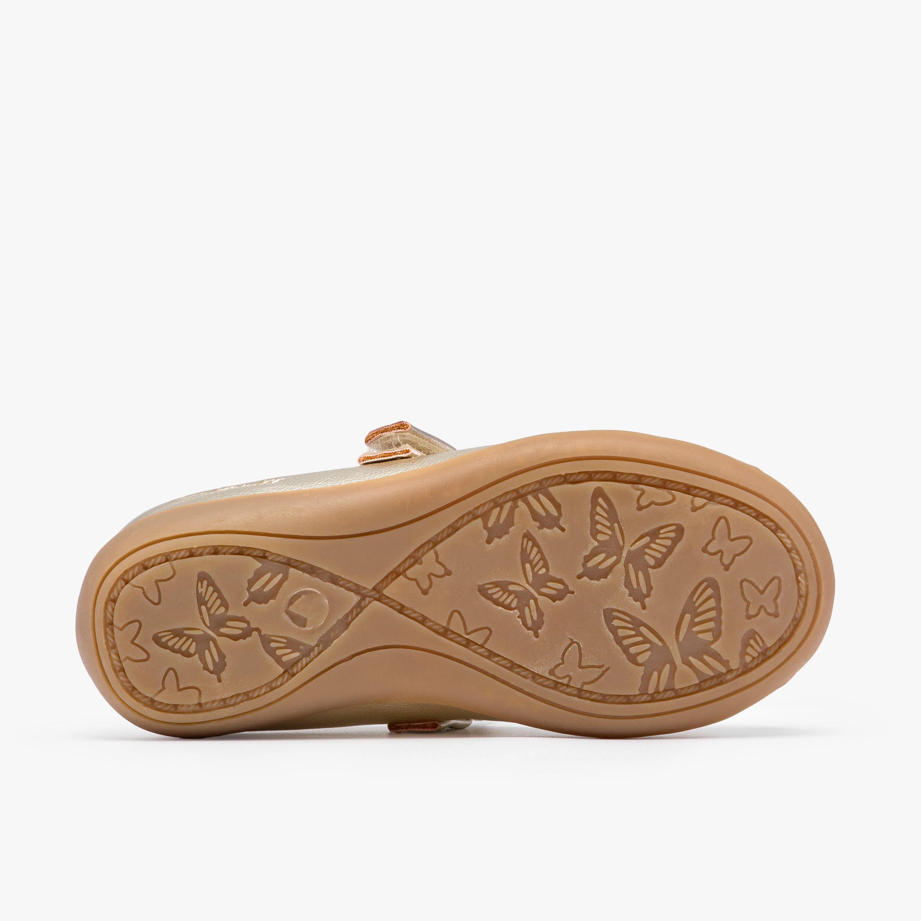 Charm Tap Toddler Champagne Ballet Pumps, view 3 of 6