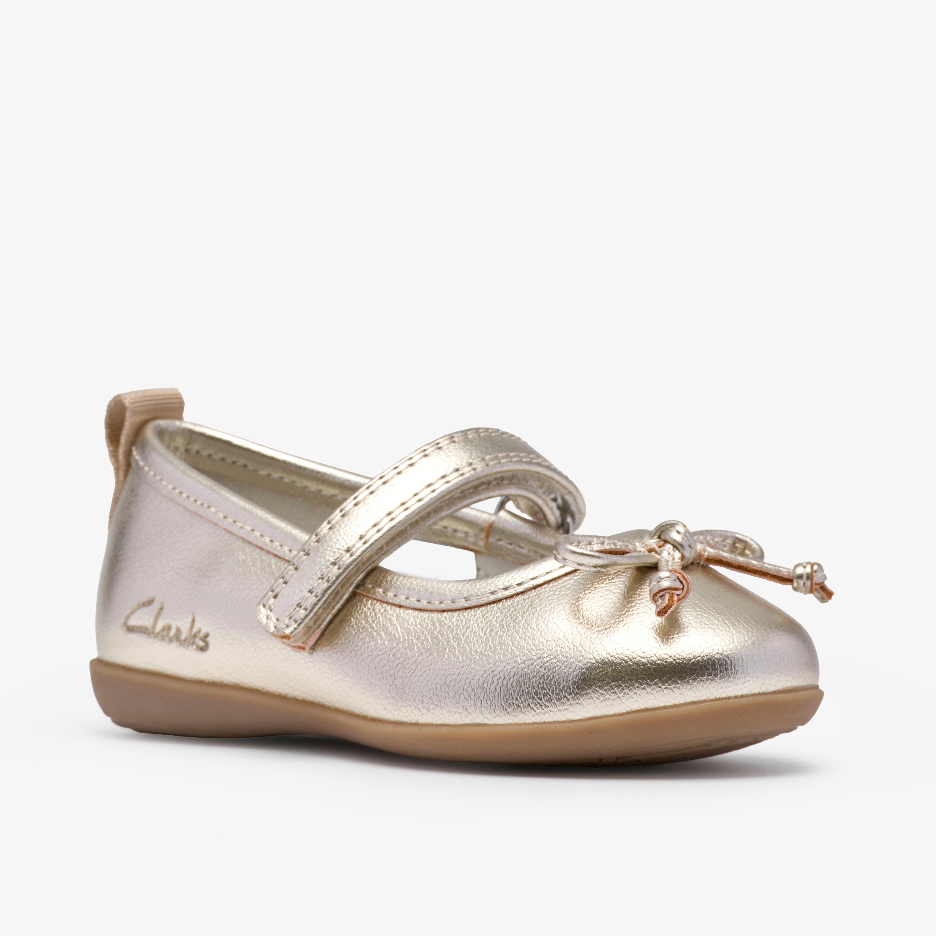 Charm Tap Toddler Champagne Ballet Pumps, view 4 of 6