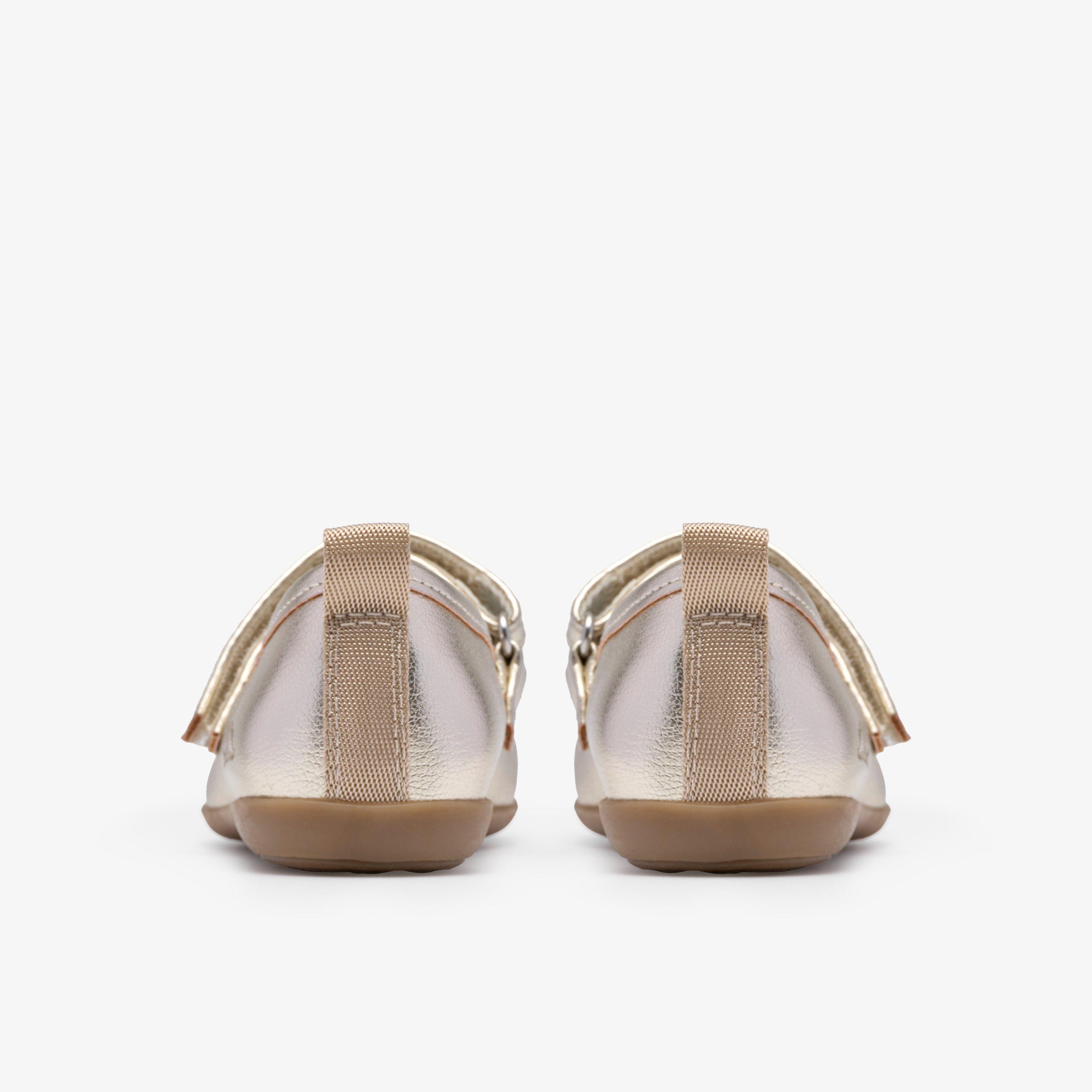 Charm Tap Toddler Champagne Ballet Pumps, view 5 of 6
