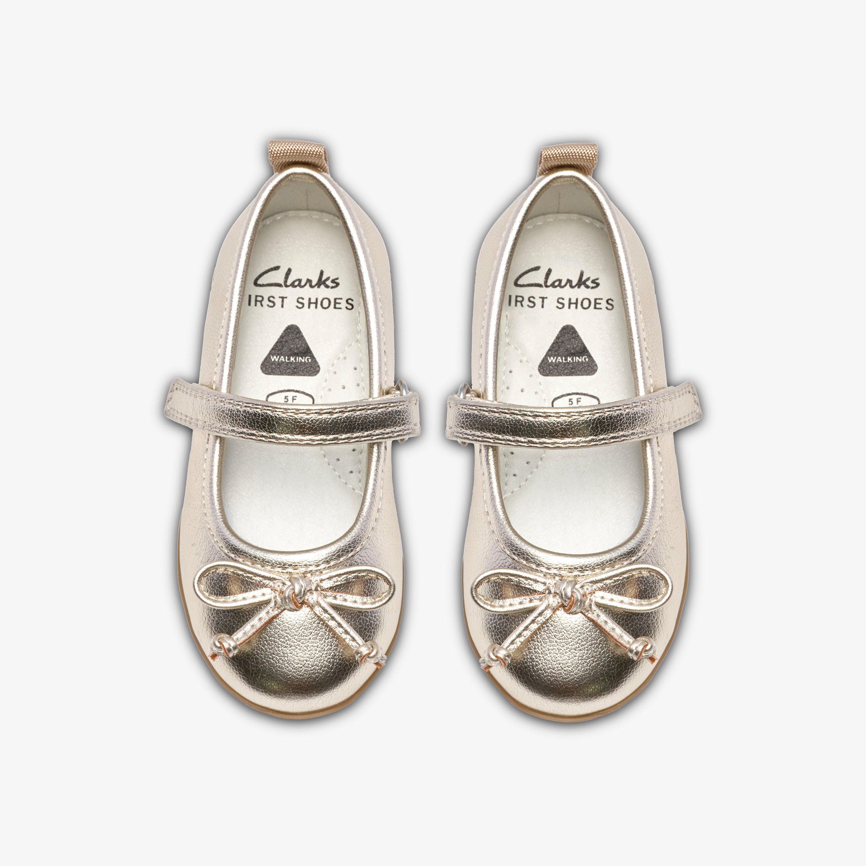 Charm Tap Toddler Champagne Ballet Pumps, view 6 of 6