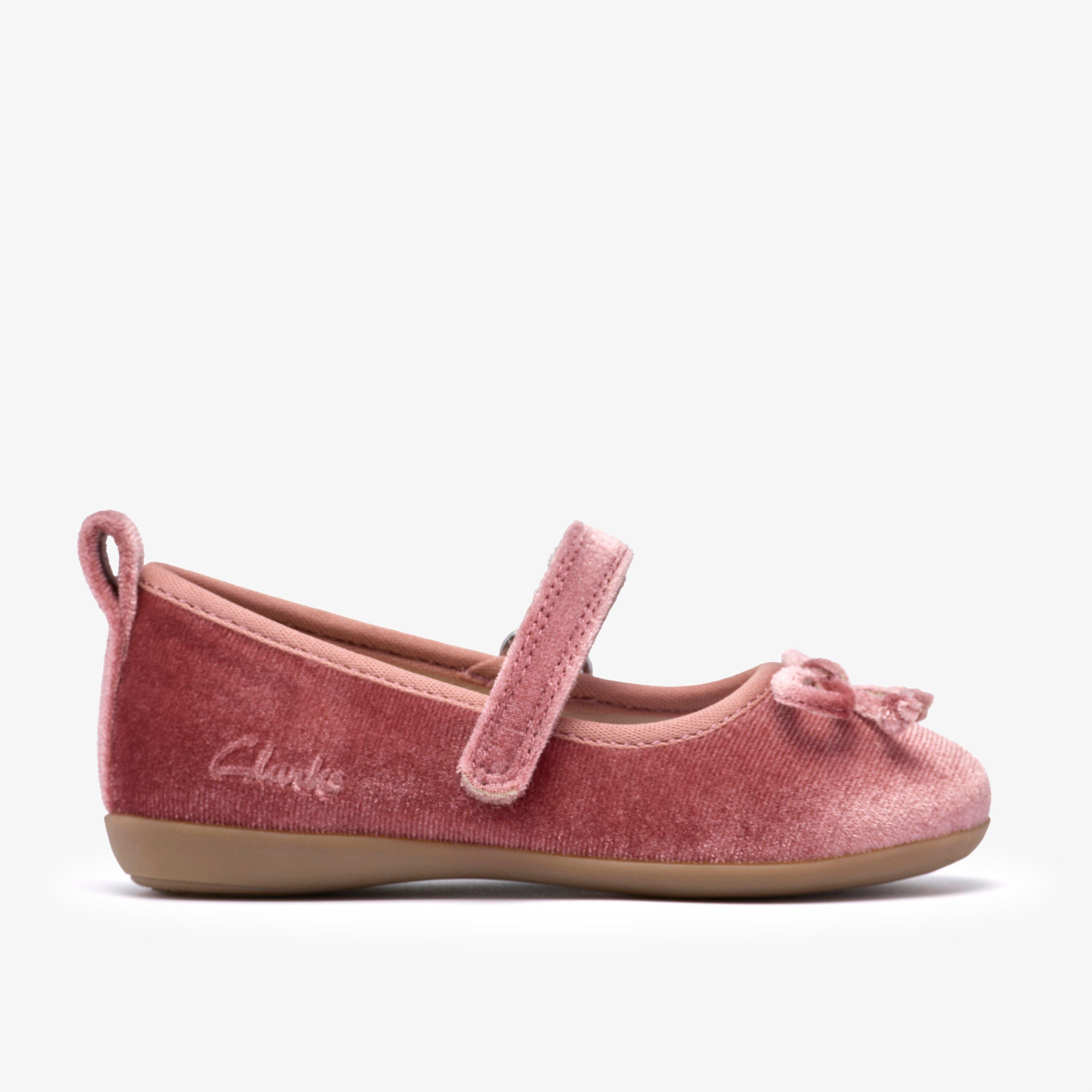 Charm Tap Toddler Dusty Pink Ballet Pumps, view 1 of 6