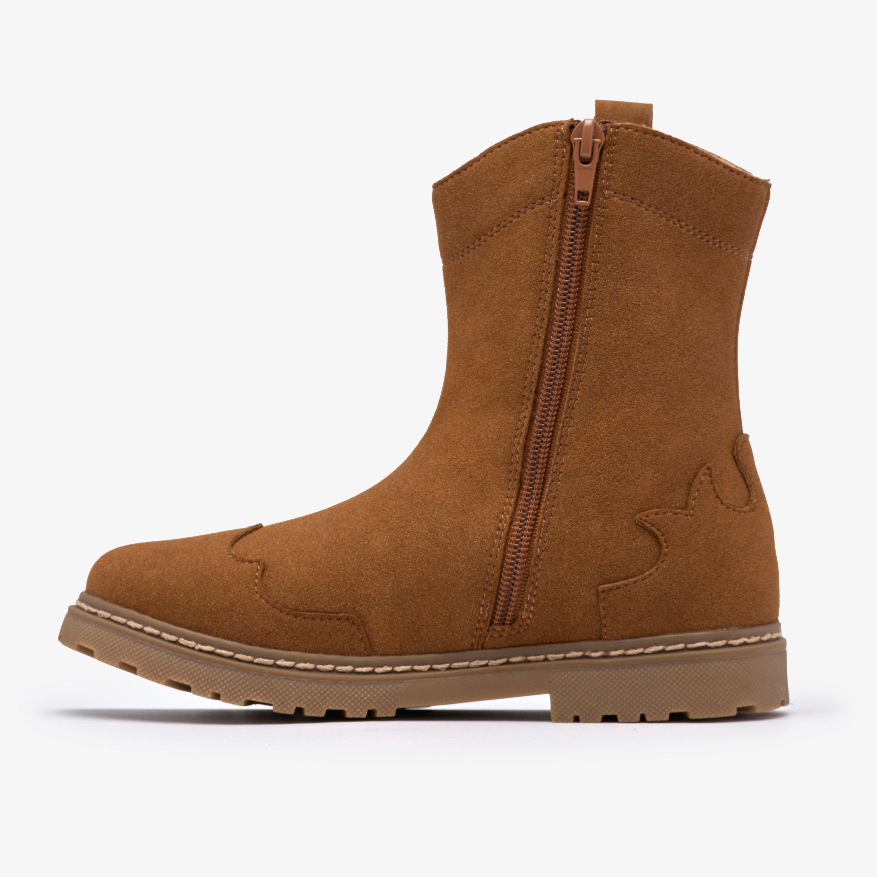 Adelaide Mid Kid Tan