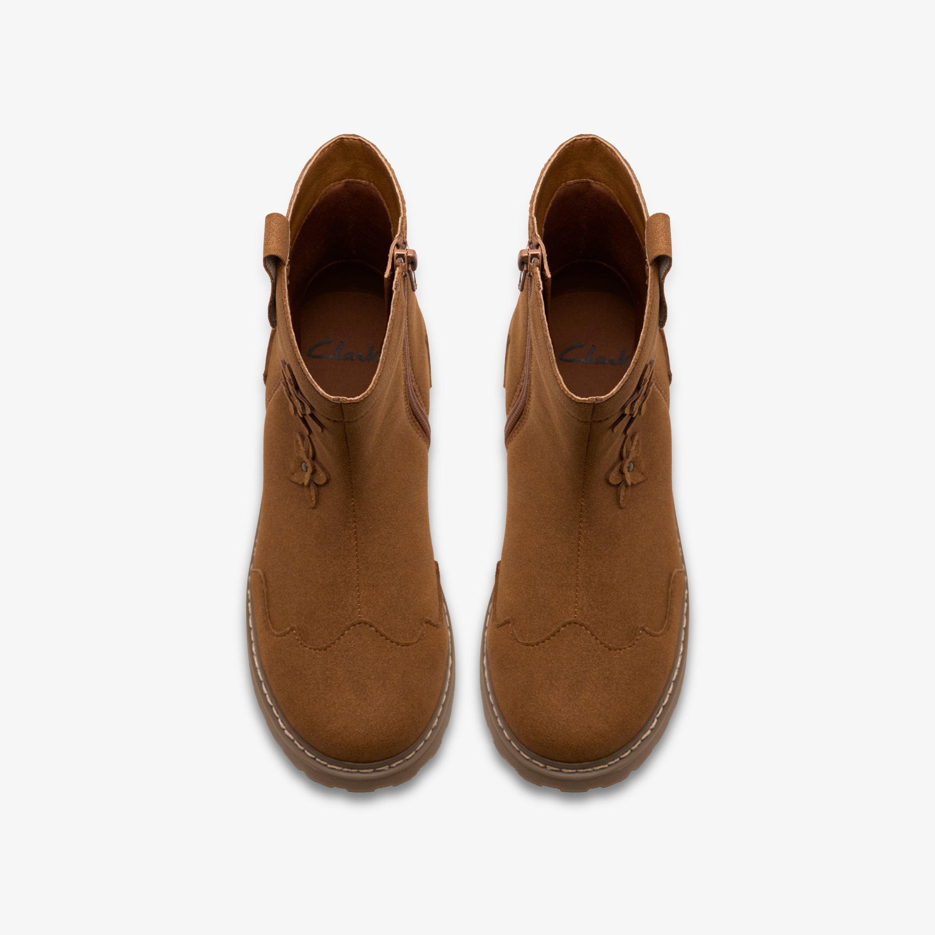 Adelaide Mid Kid Tan