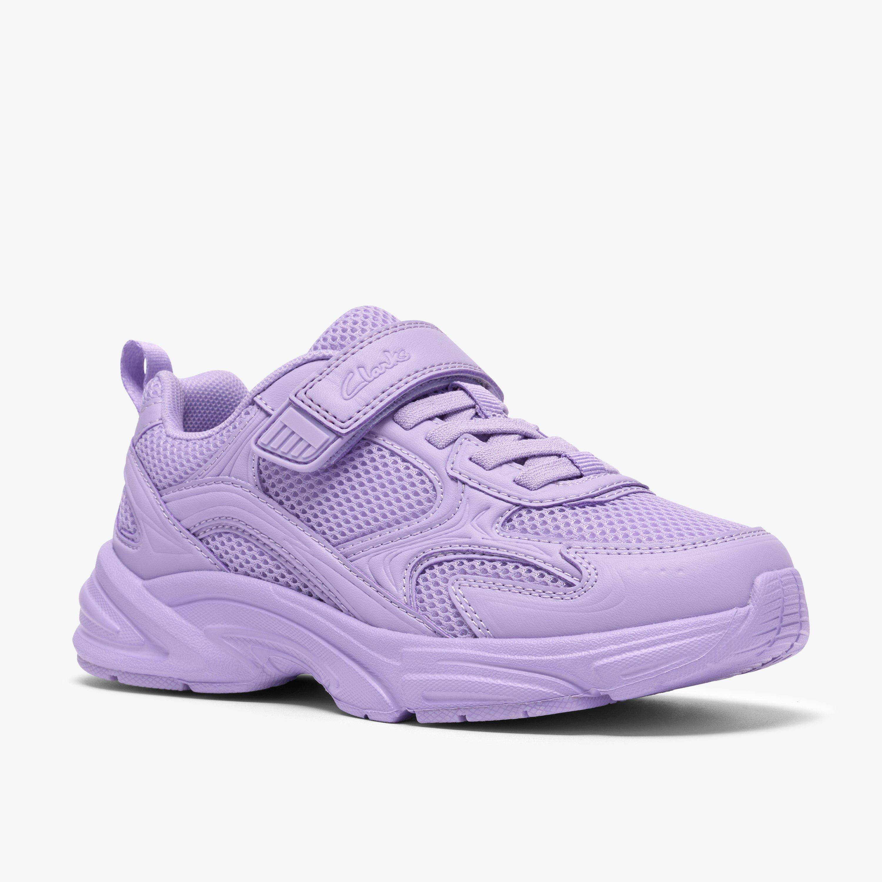 Crafton Park Kid Lilac Trainers, view 4 of 6