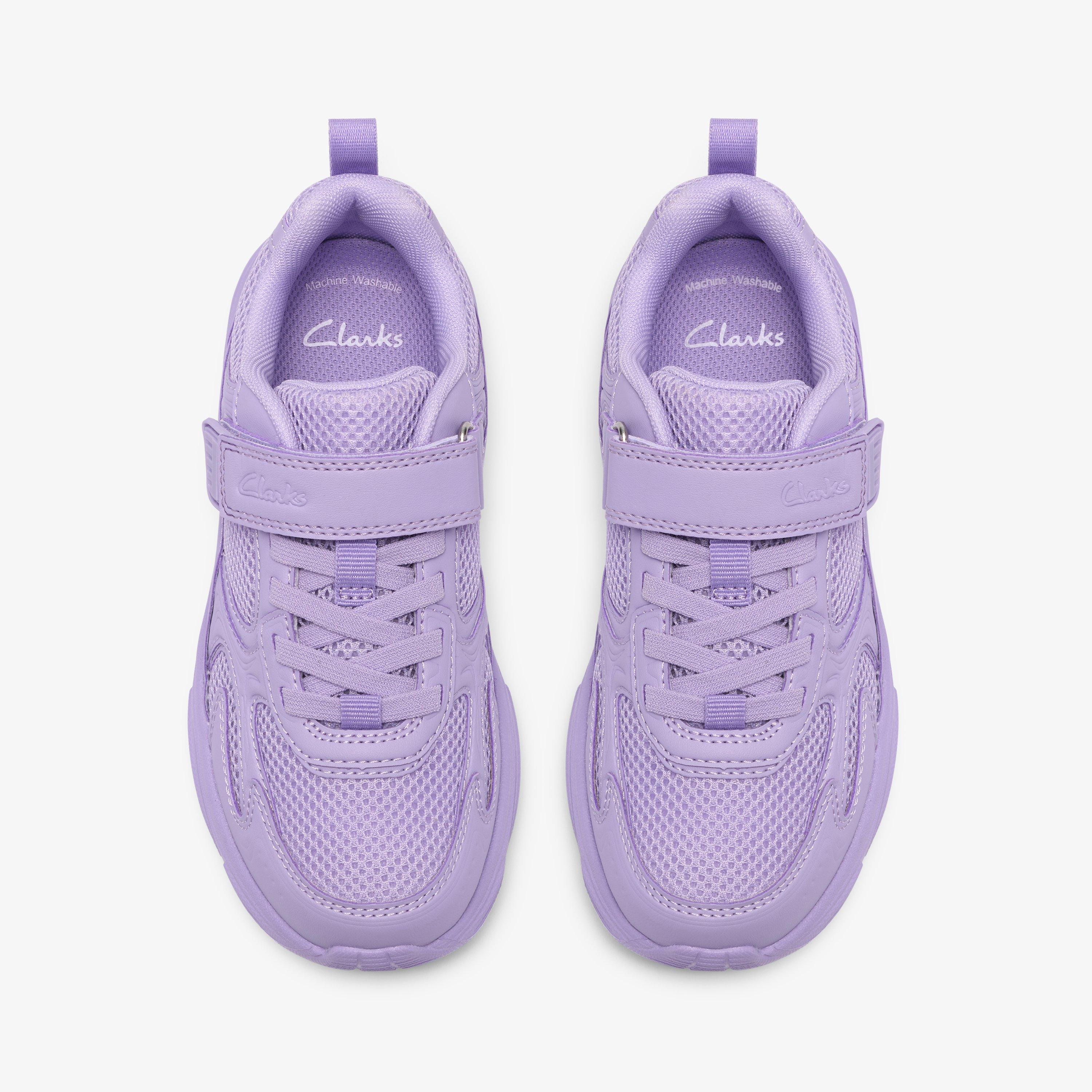 Crafton Park Kid Lilac Trainers, view 6 of 6