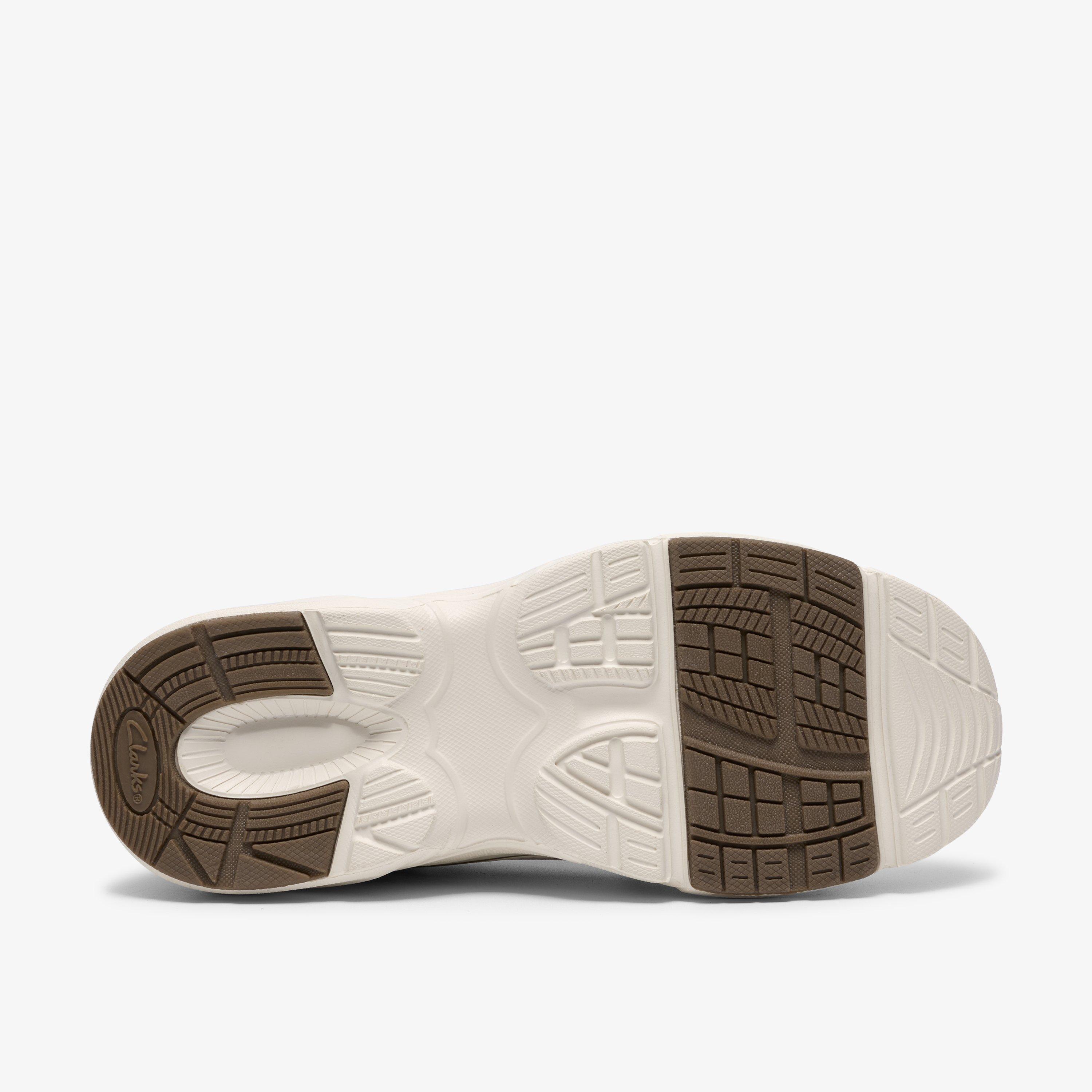 Crafton Park Older Off White Combination Trainers, view 3 of 6