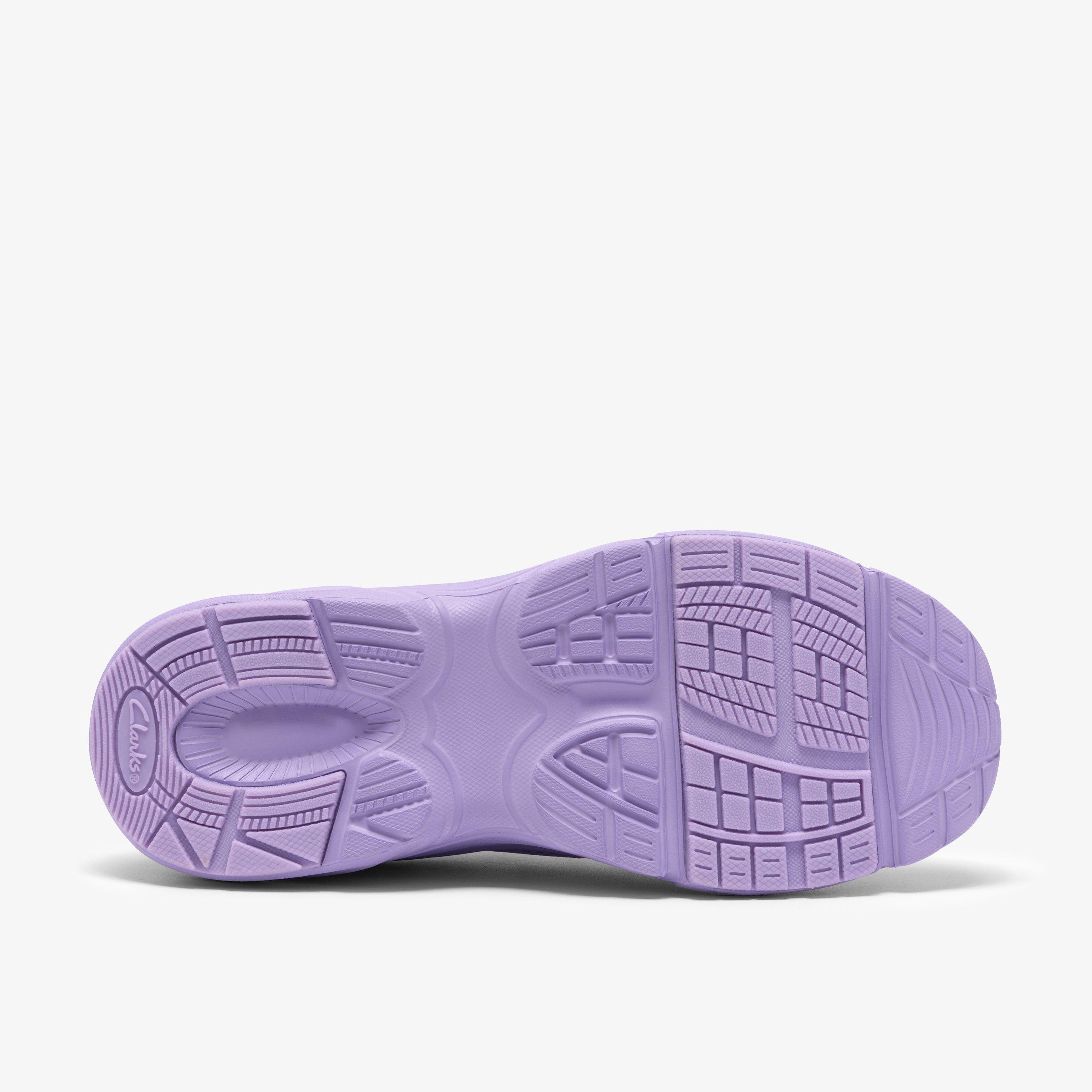 Crafton Park Older Lilac Trainers, view 3 of 6