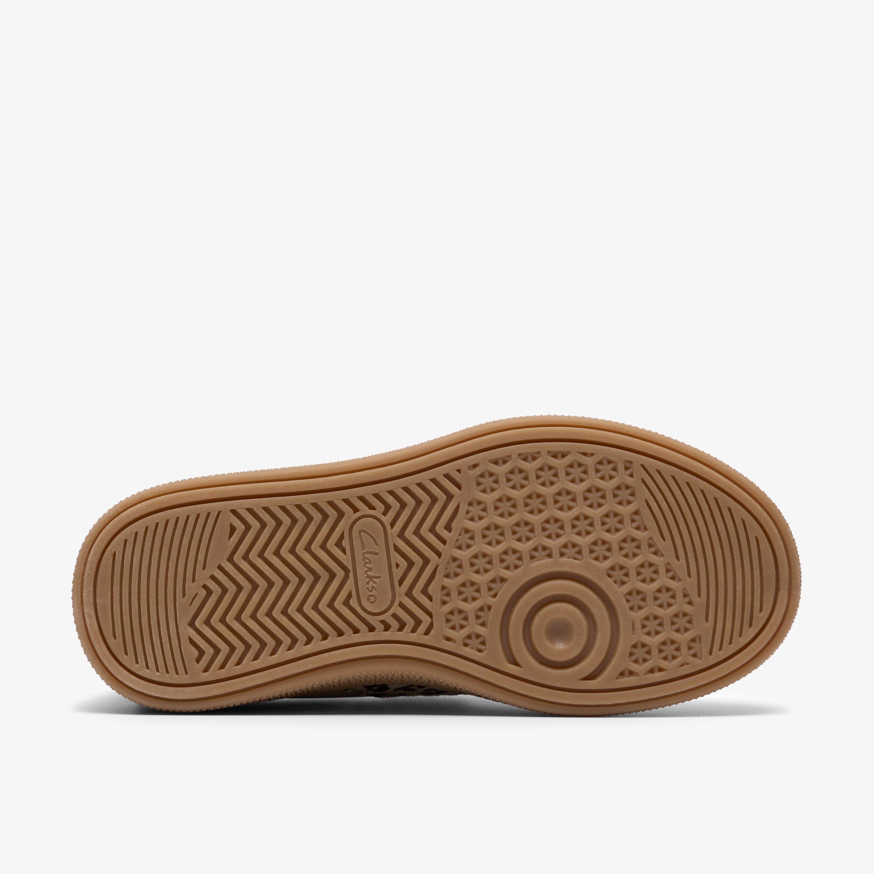 Cypress Step Kid Beige Combination Trainers Riptape, view 3 of 6