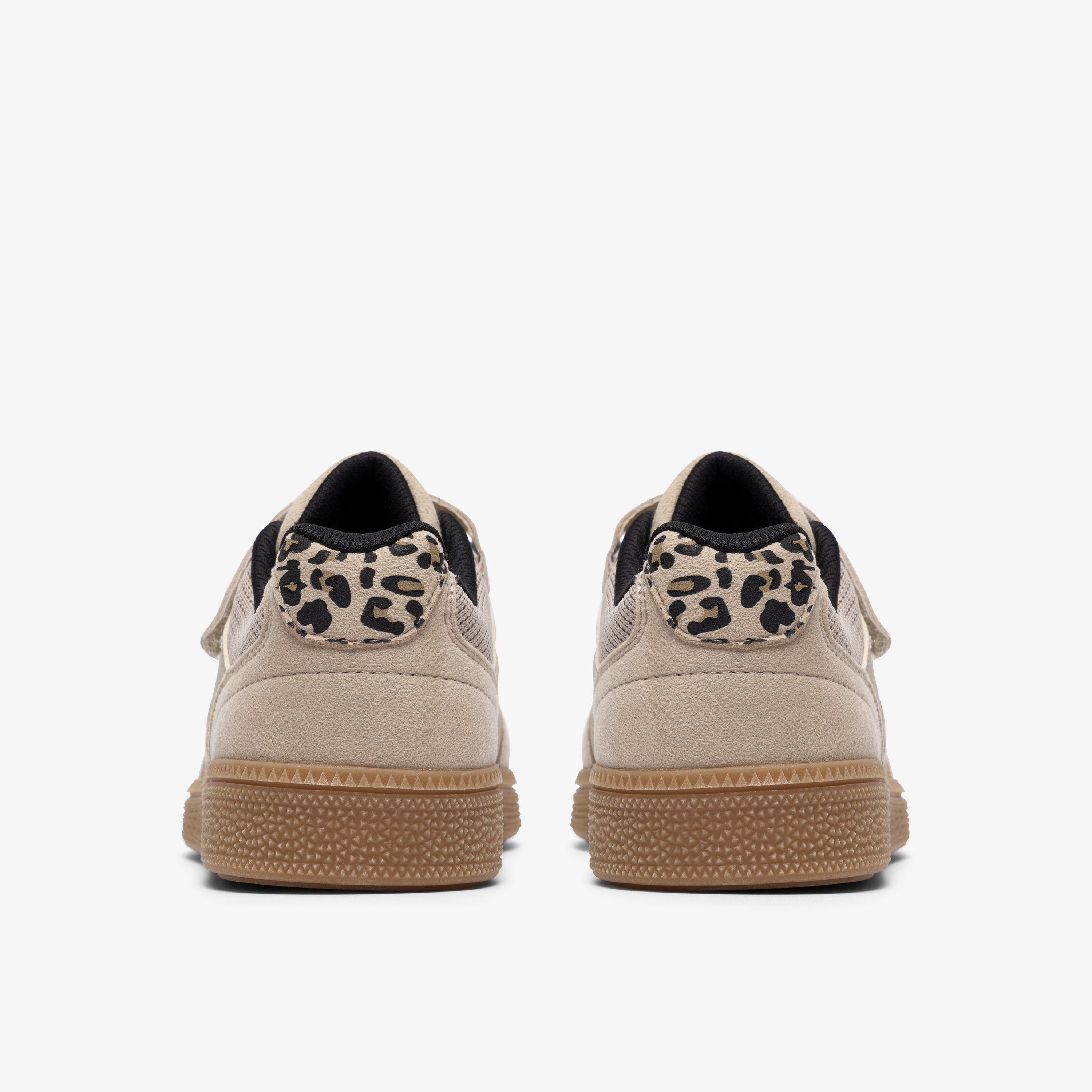 Cypress Step Kid Beige Combination Trainers Riptape, view 5 of 6