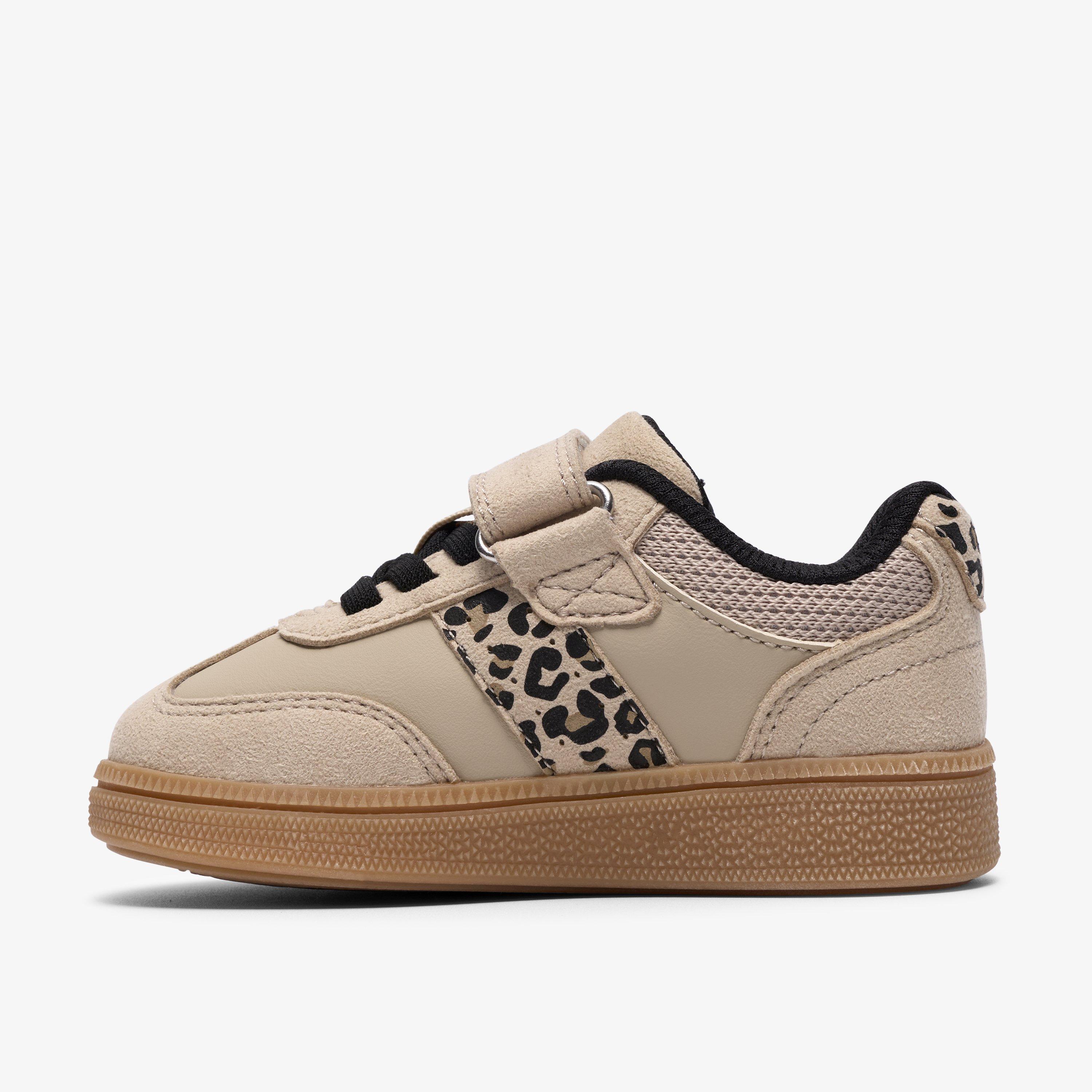 Cypress Step Toddler Beige Combination Trainers Riptape, view 2 of 6
