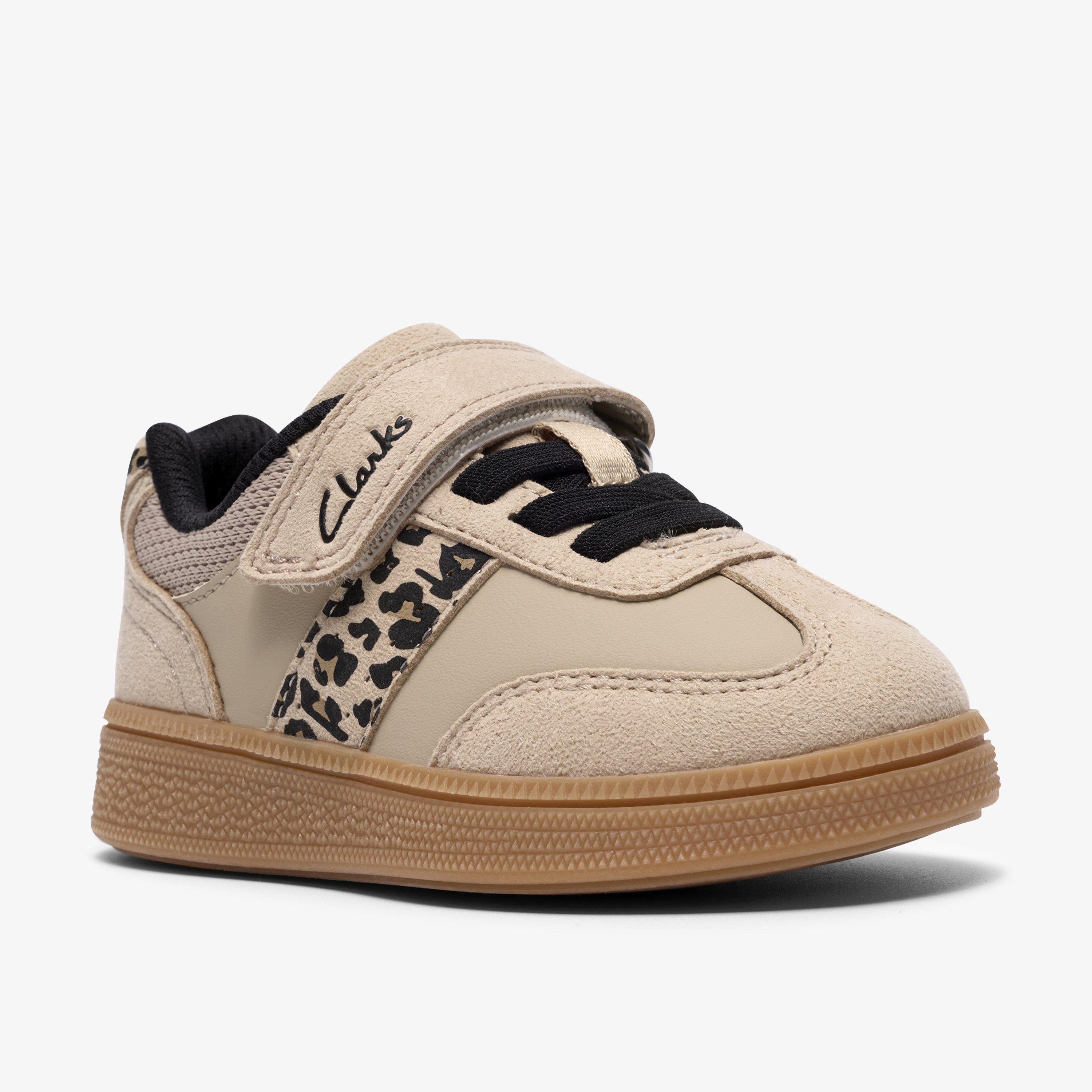 Cypress Step Toddler Beige Combination Trainers Riptape, view 4 of 6