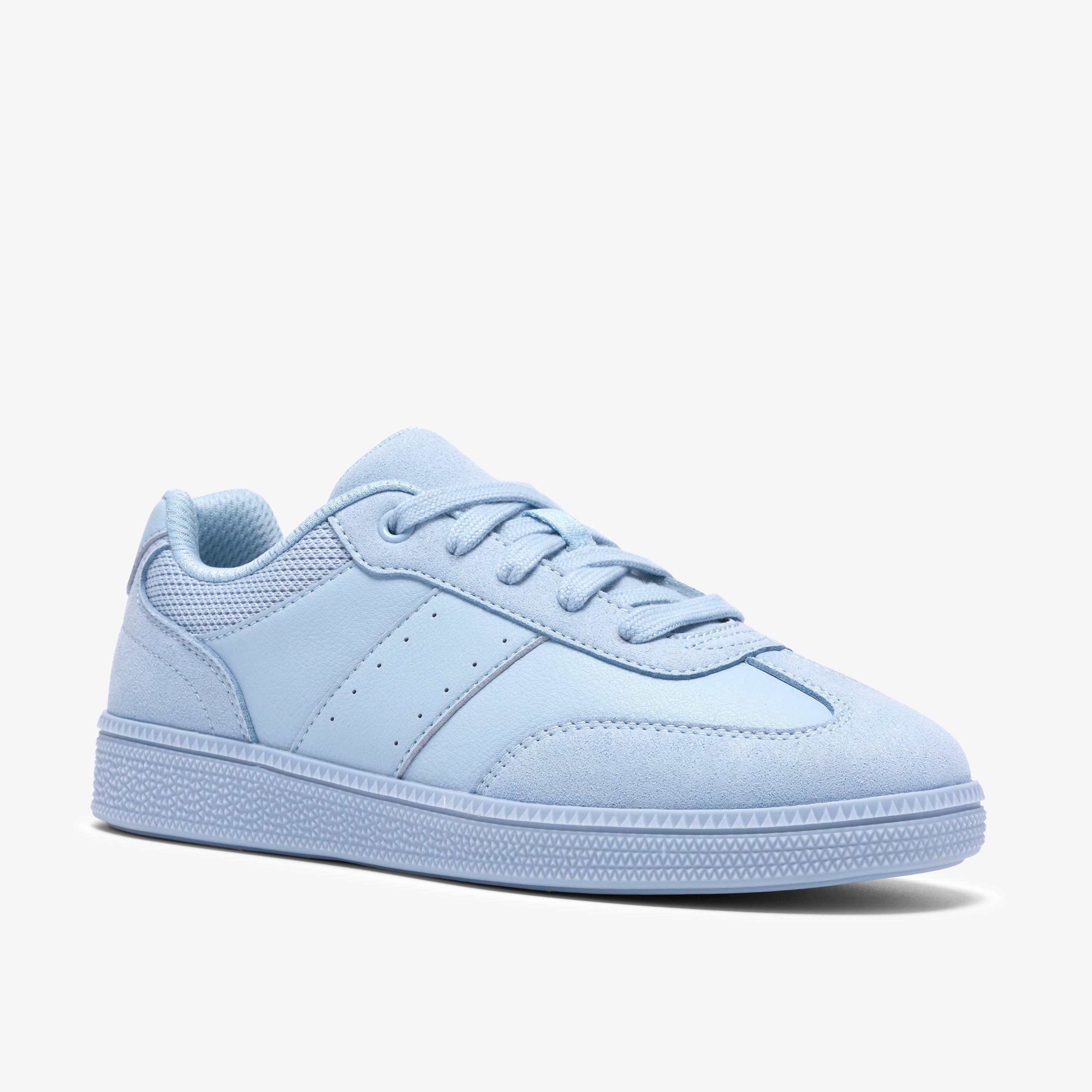 Cypress Lace Older Pale Blue Trainers Lace Up, view 4 of 6