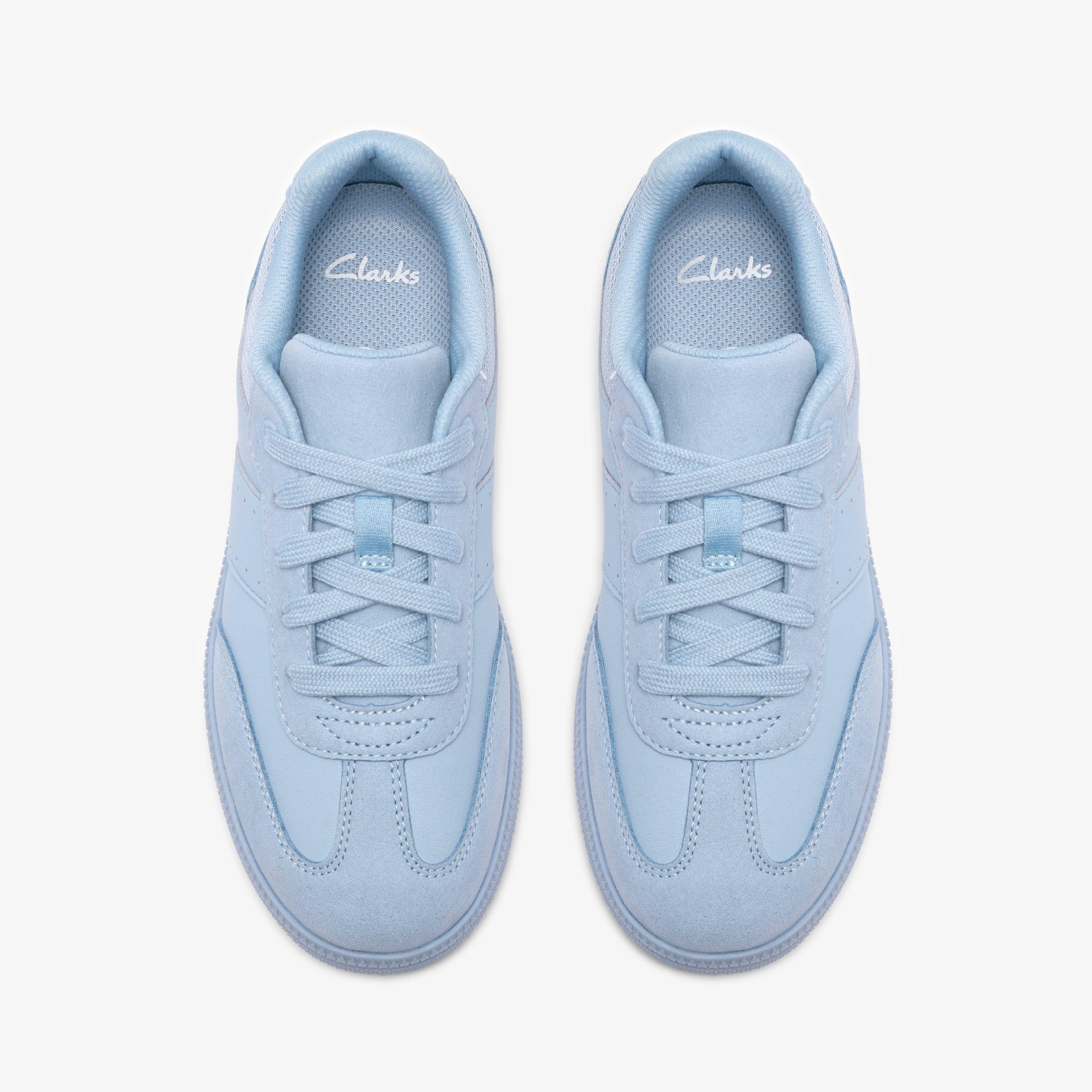 Cypress Lace Older Pale Blue Trainers Lace Up, view 6 of 6