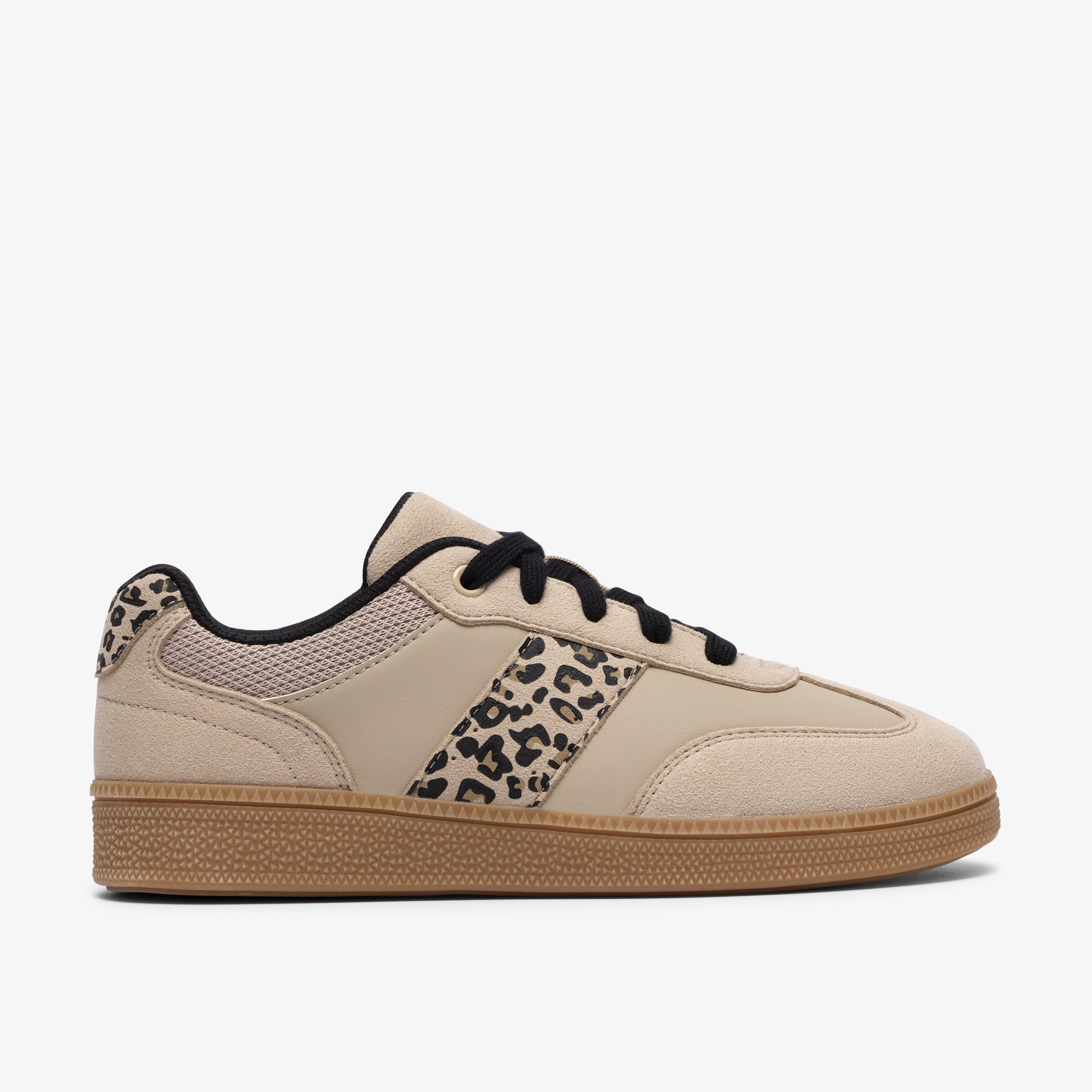 Cypress Lace Older Beige Combination Trainers Lace Up, view 1 of 6