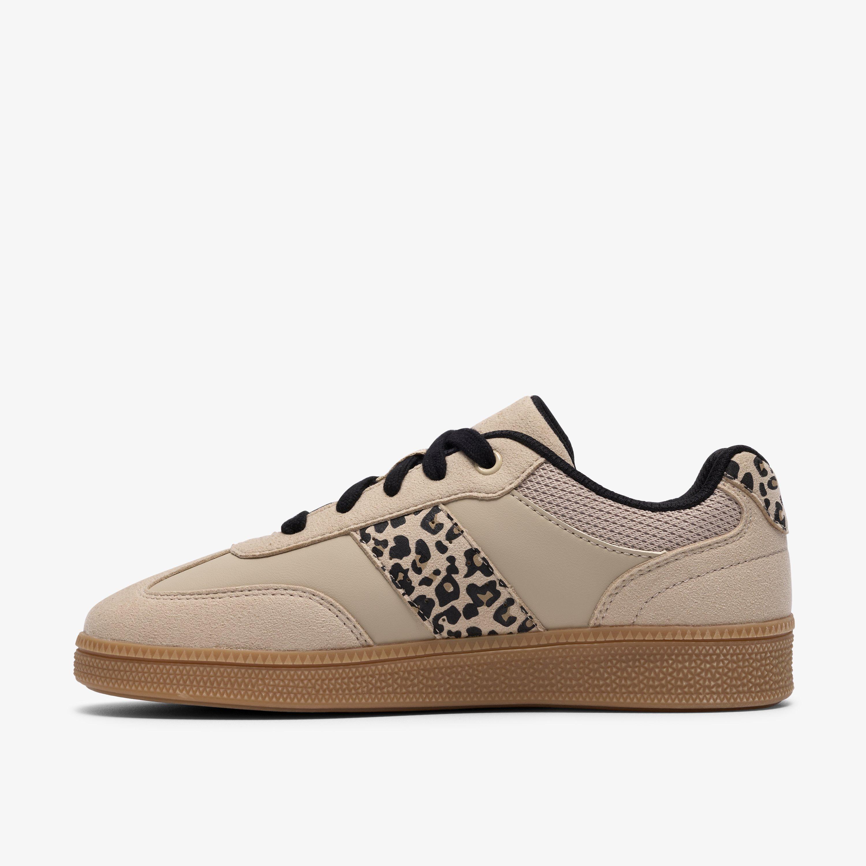 Cypress Lace Older Beige Combination Trainers Lace Up, view 2 of 6