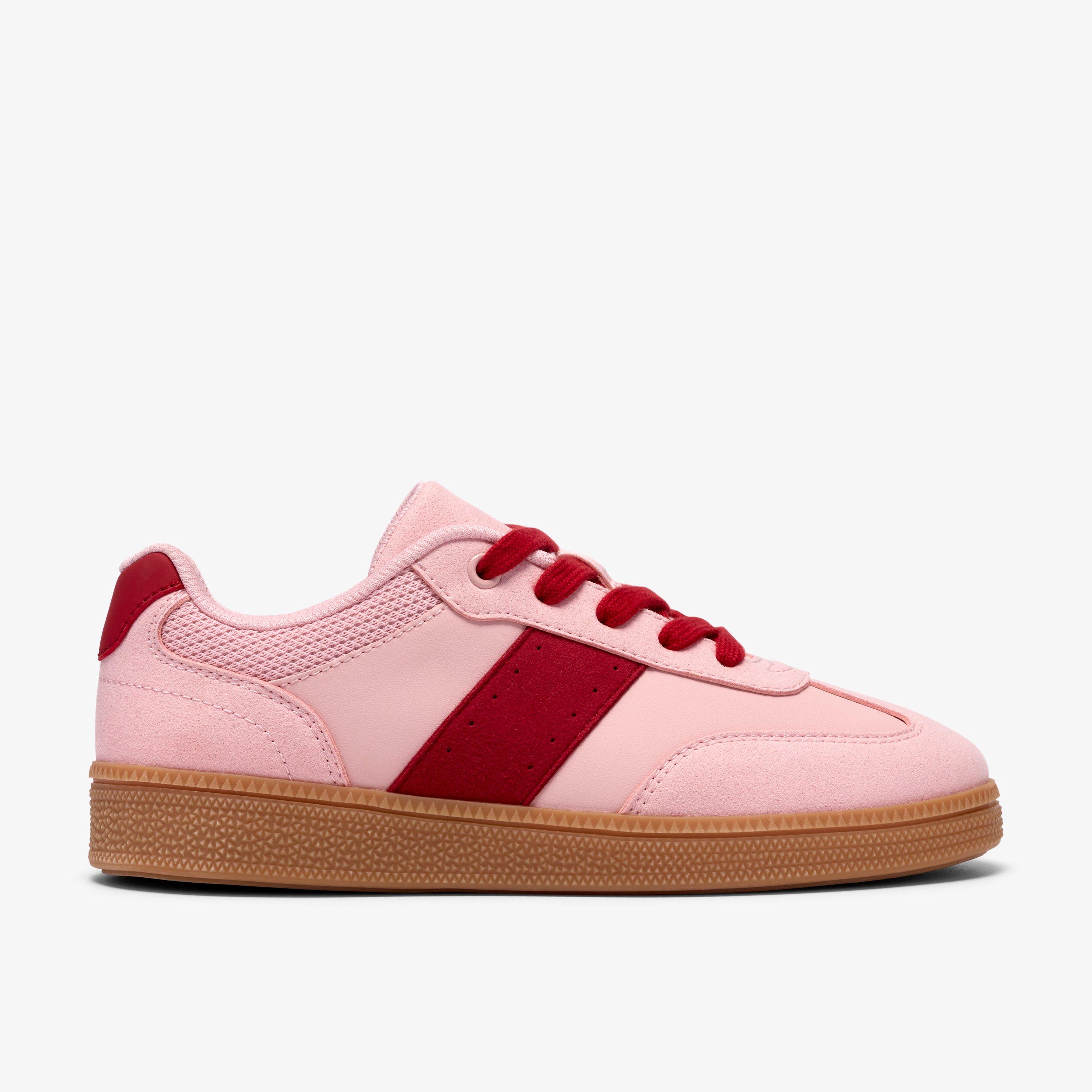 Cypress Lace Older Pink Combination Trainers Lace Up, view 1 of 6