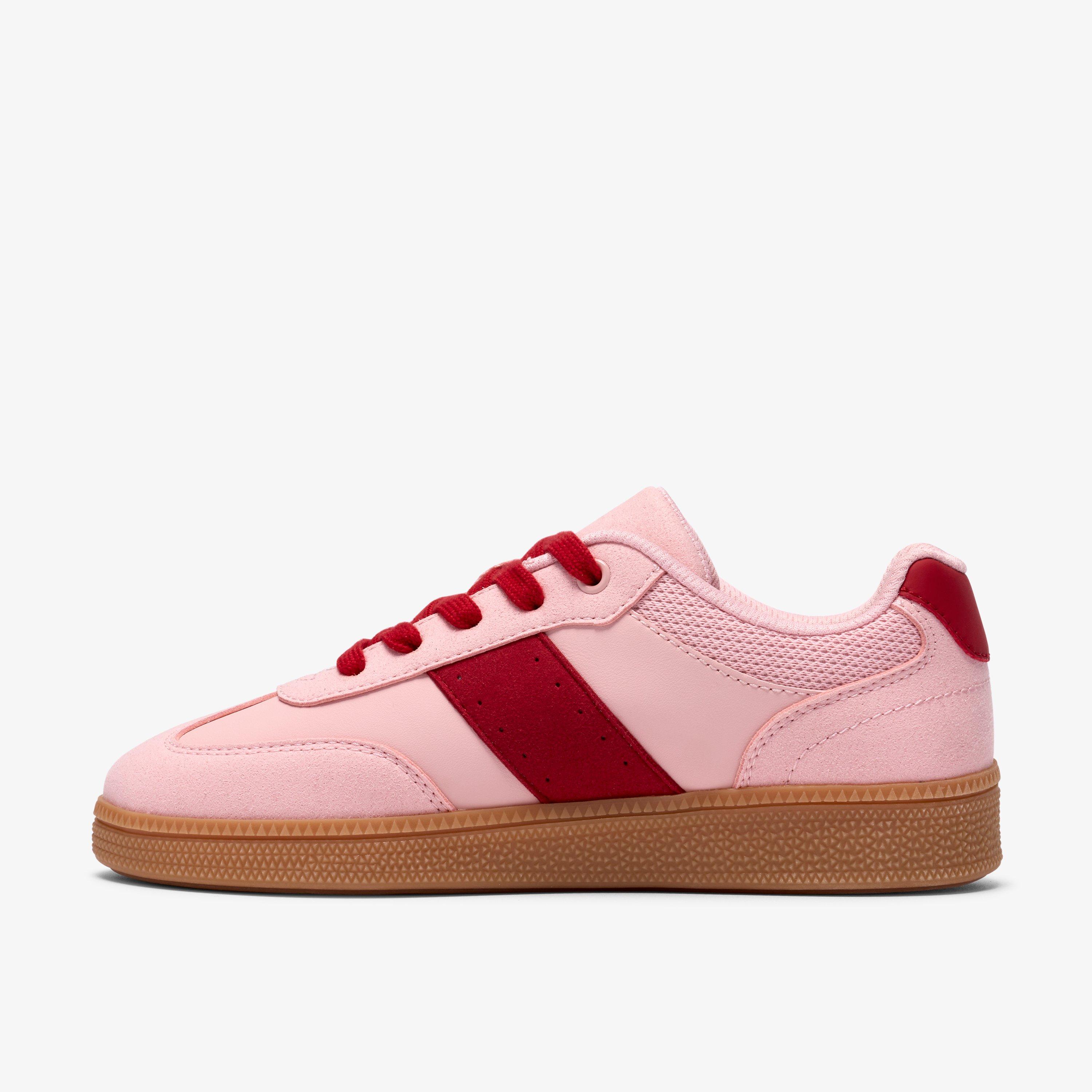 Cypress Lace Older Pink Combination Trainers Lace Up, view 2 of 6