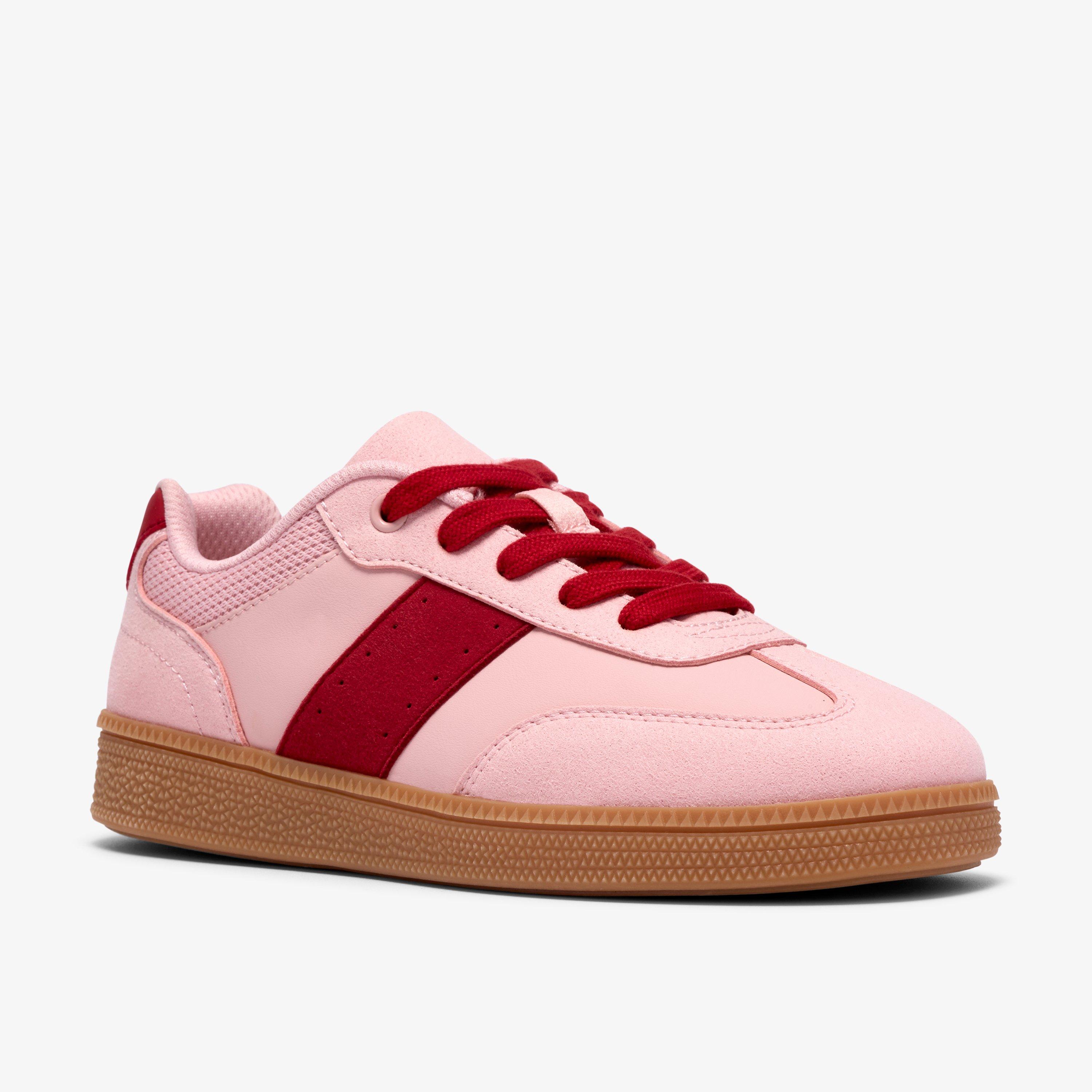 Cypress Lace Older Pink Combination Trainers Lace Up, view 4 of 6