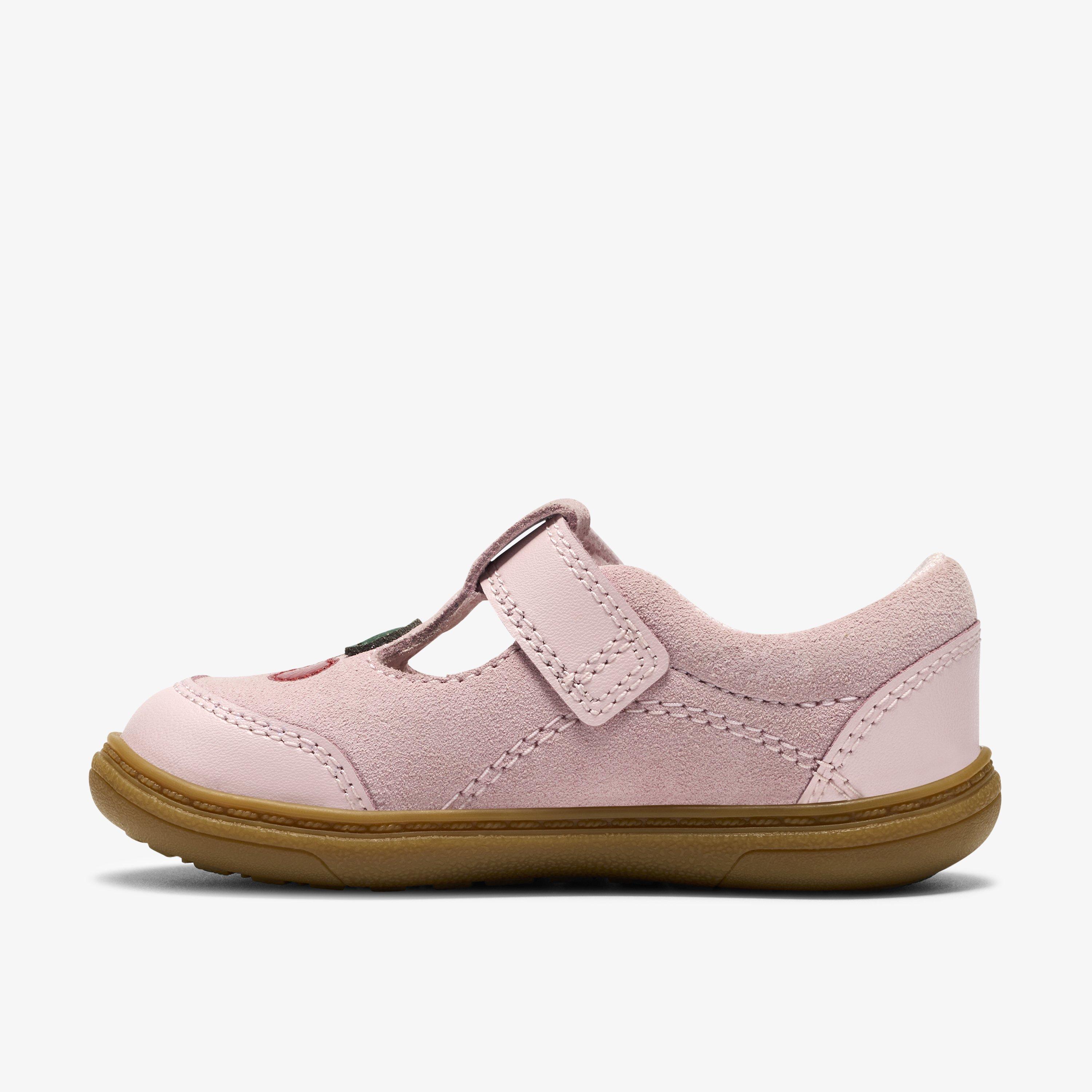 Flash Ruby Toddler Light Pink T Bar Shoes Riptape, view 2 of 6