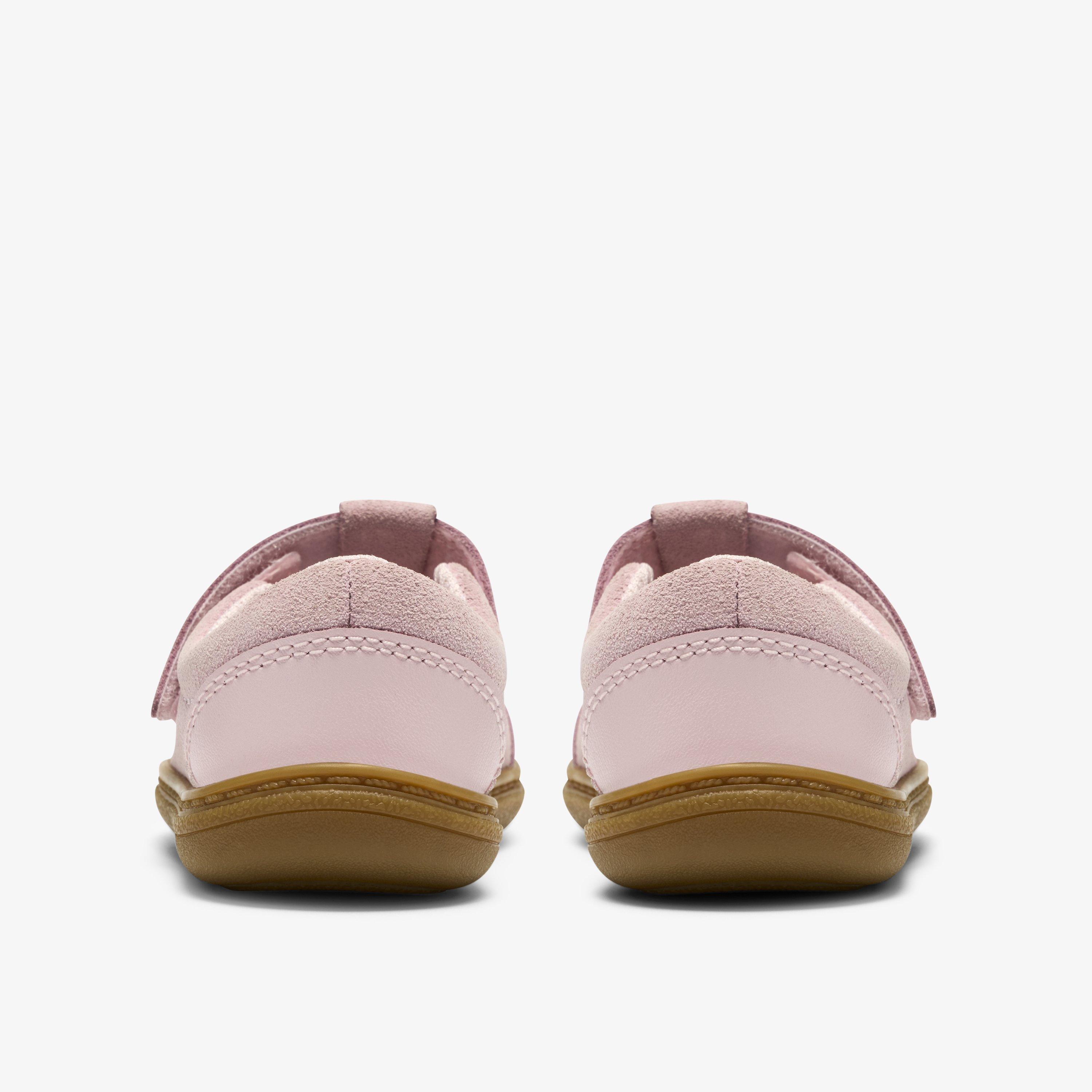 Flash Ruby Toddler Light Pink T Bar Shoes Riptape, view 5 of 6