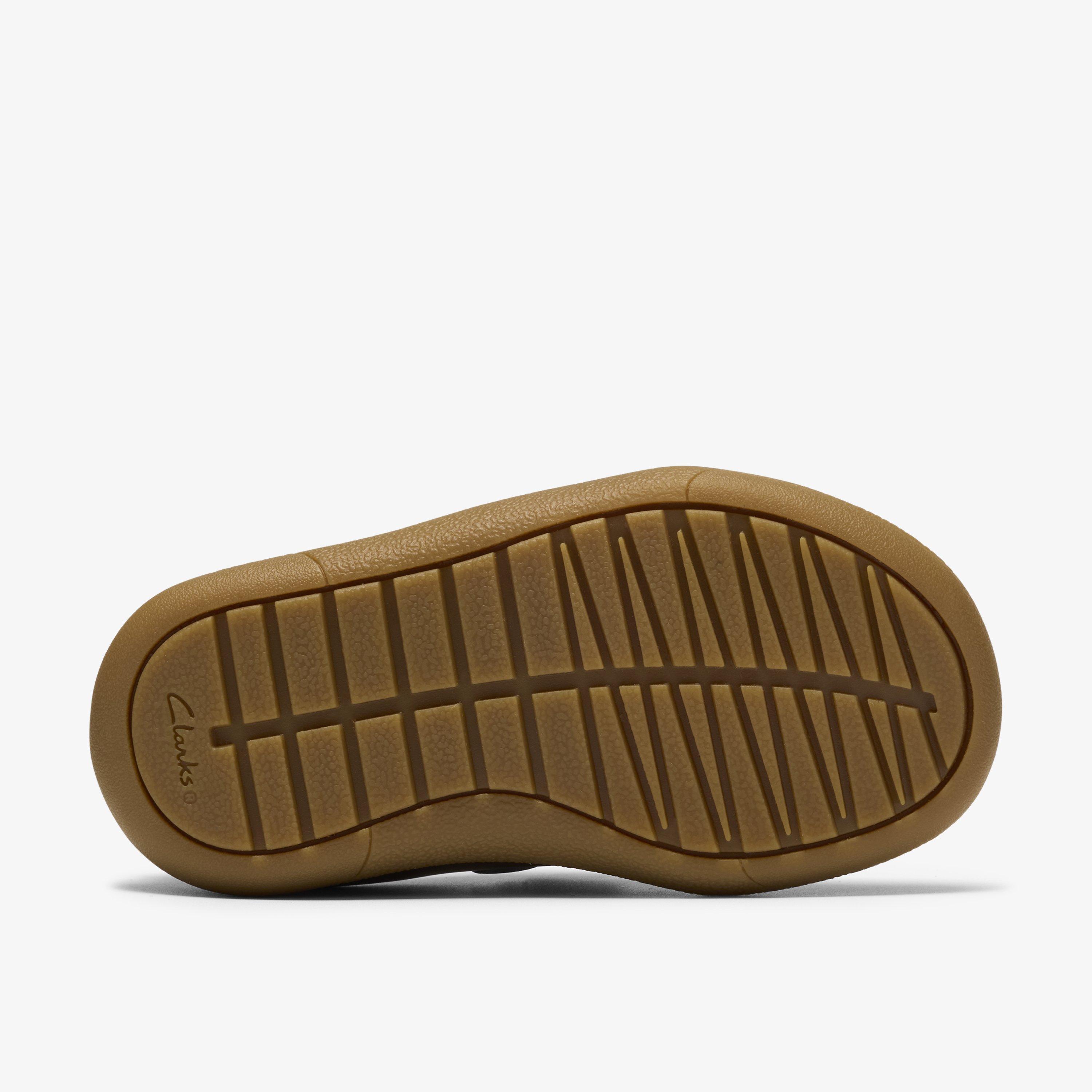 Flash Coast Toddler Tan Leather Riptape, view 3 of 6
