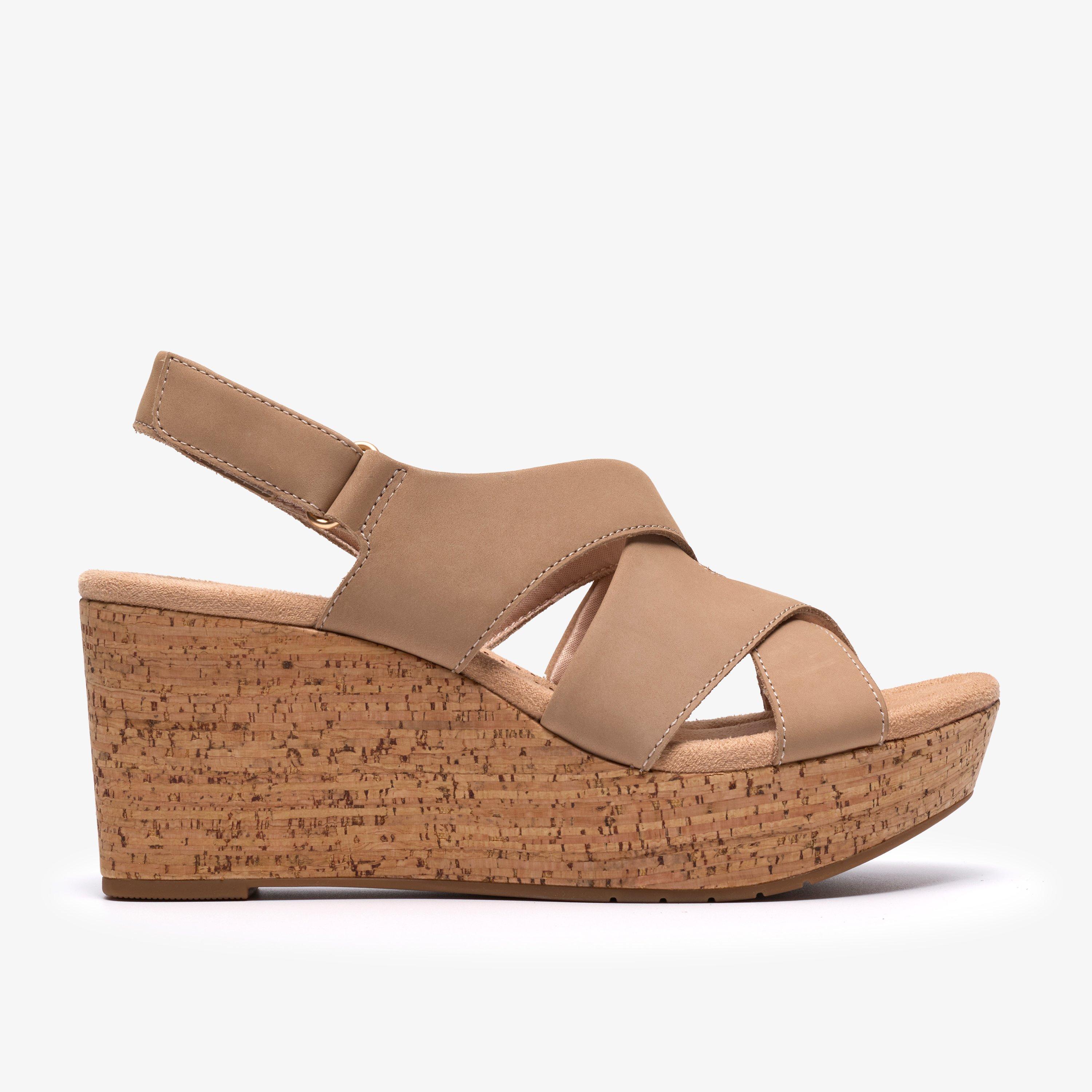 Rose Grace Zand Nubuck Sleehakken, view 1 of 6