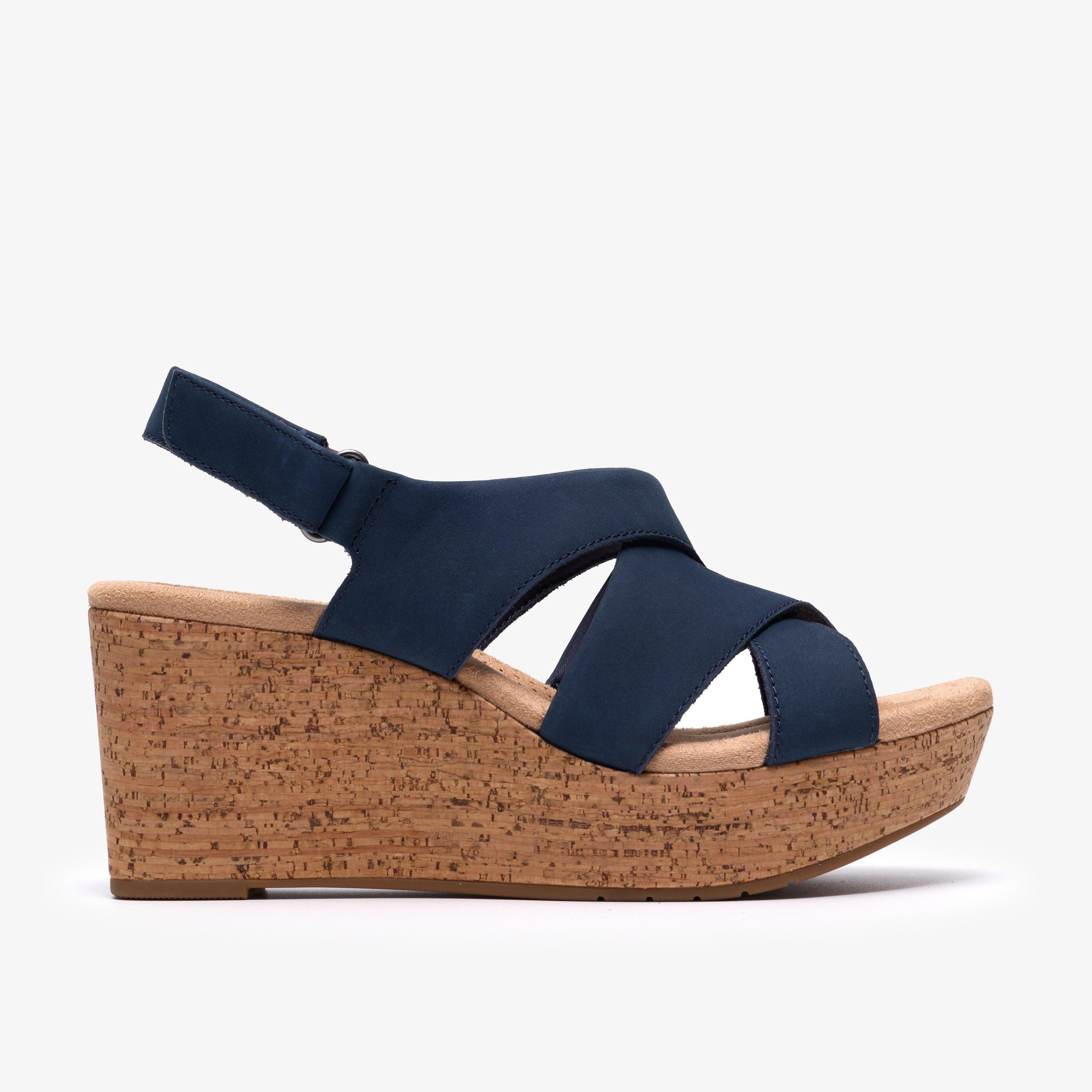 Rose Grace Navy nubuck Sleehakken, view 1 of 6