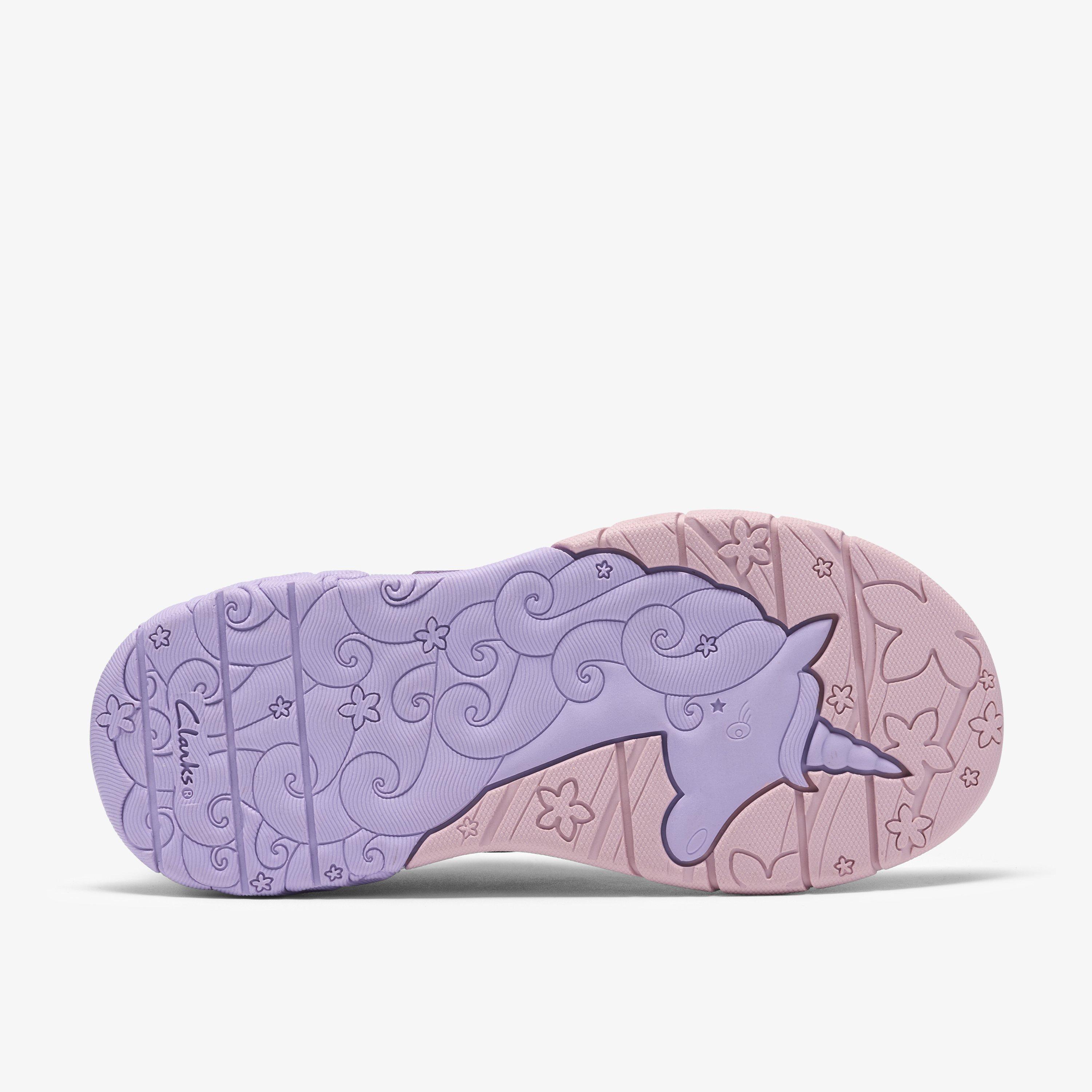 Tidal Hope Kid Lilac Combination Trainers Lace Up, view 3 of 7