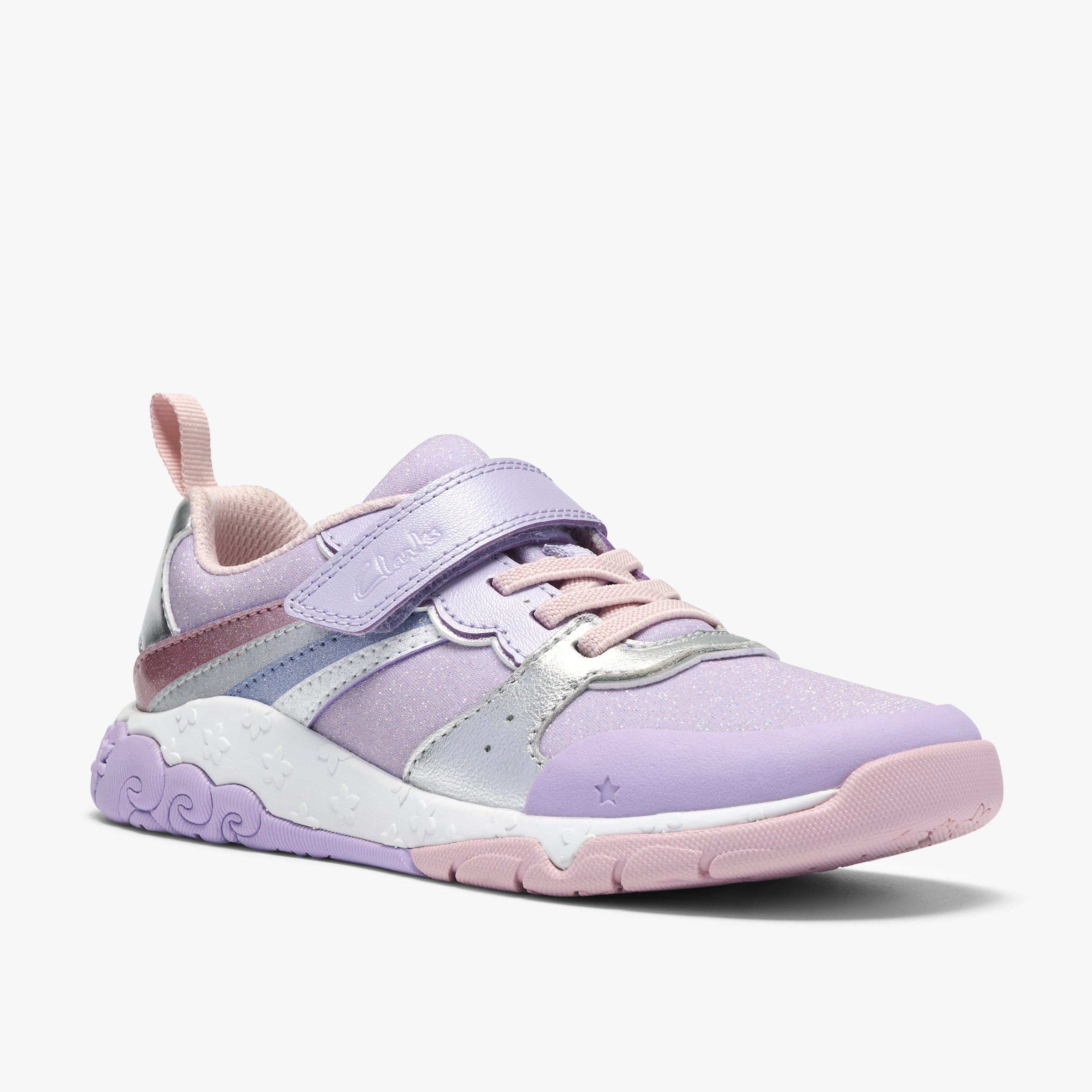 Tidal Hope Kid Lilac Combination Trainers Lace Up, view 4 of 7