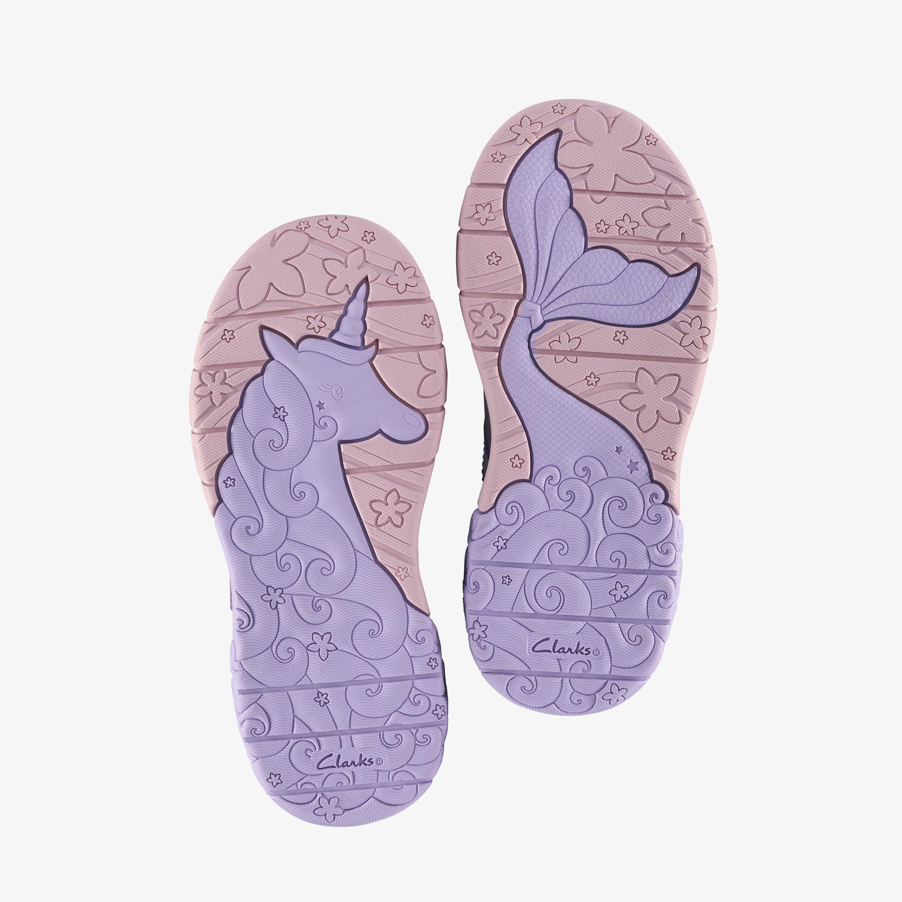 Tidal Hope Kid Lilac Combination Trainers Lace Up, view 7 of 7