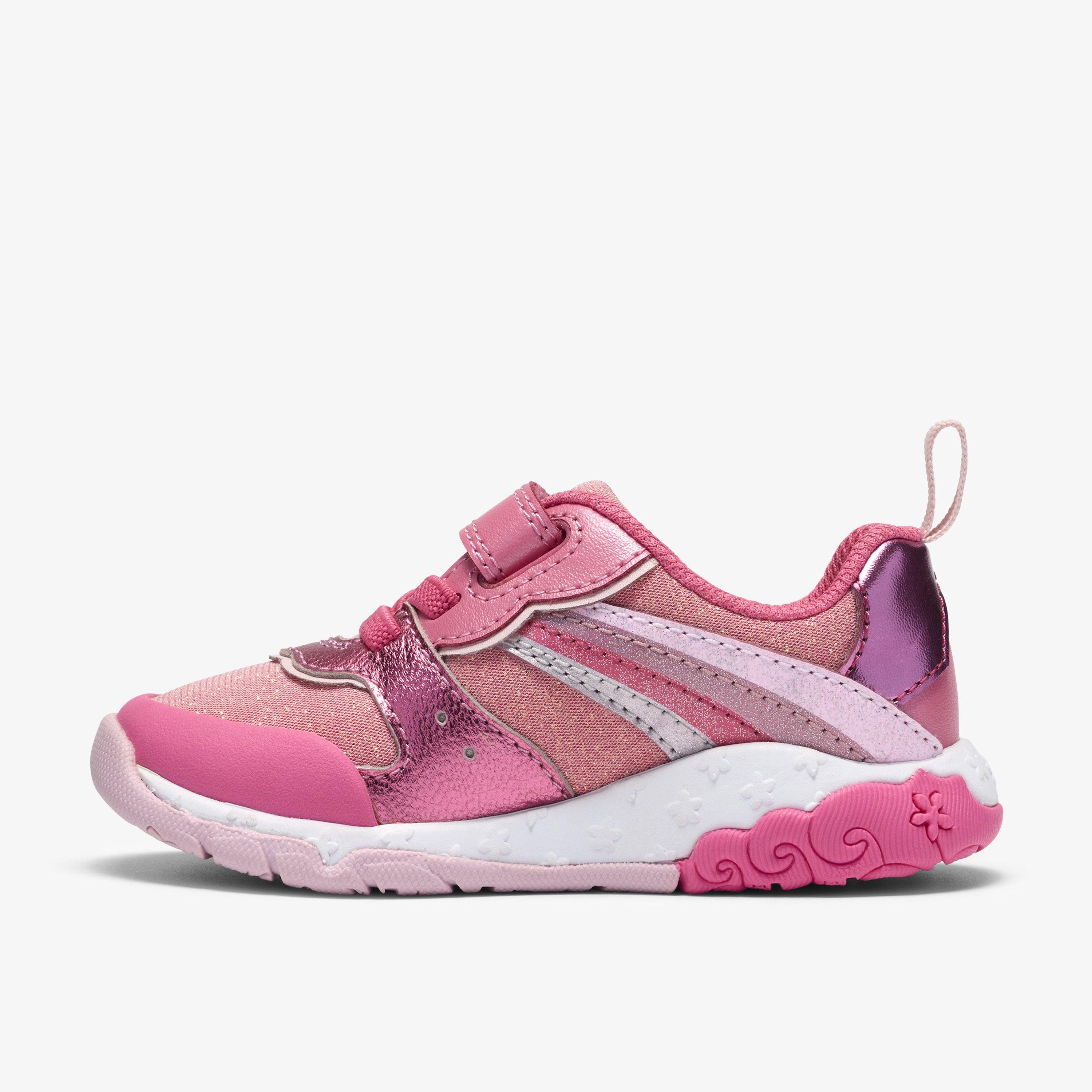 Tidal Hope Toddler Hot Pink Trainers Lace Up, view 2 of 7