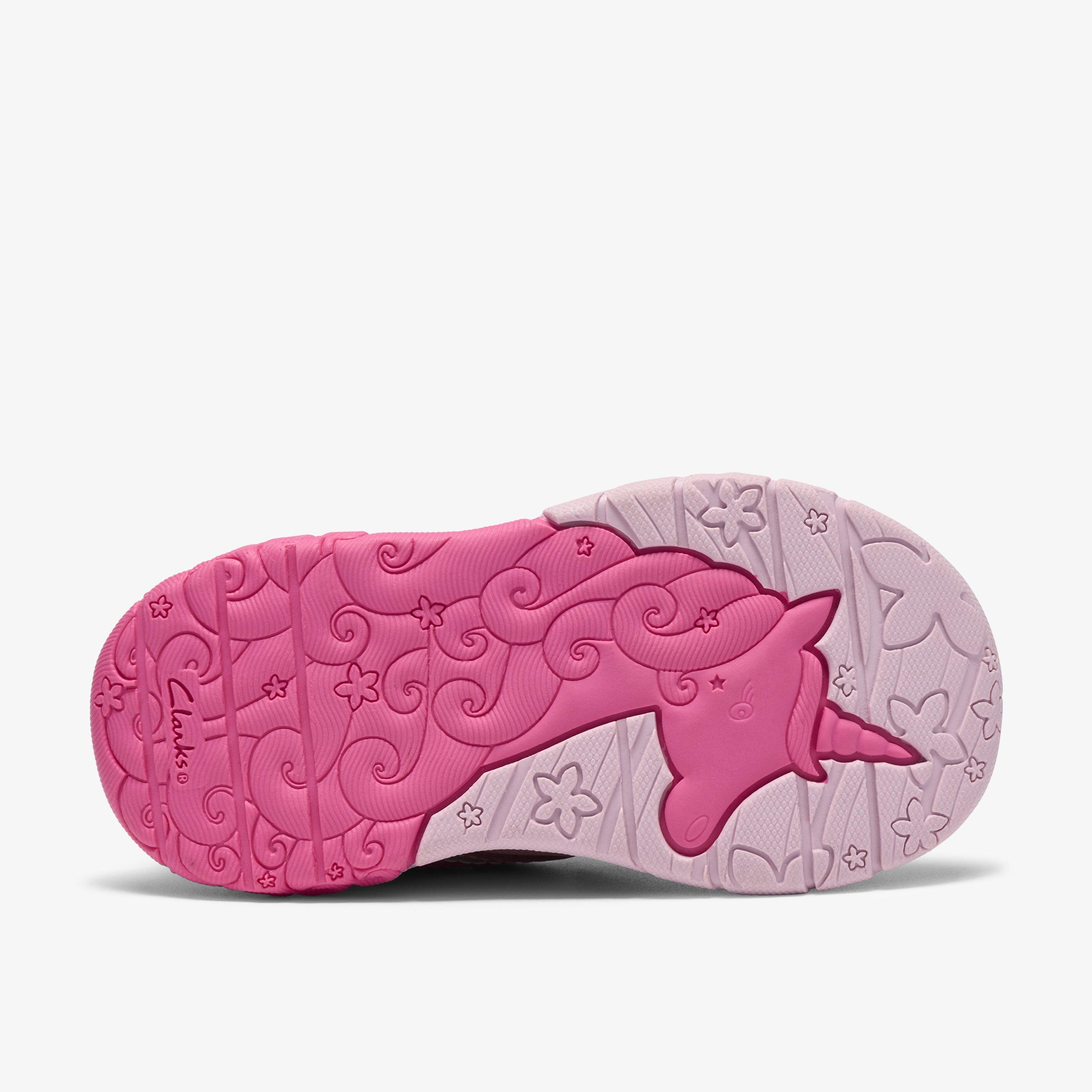 Tidal Hope Toddler Hot Pink Trainers Lace Up, view 3 of 7