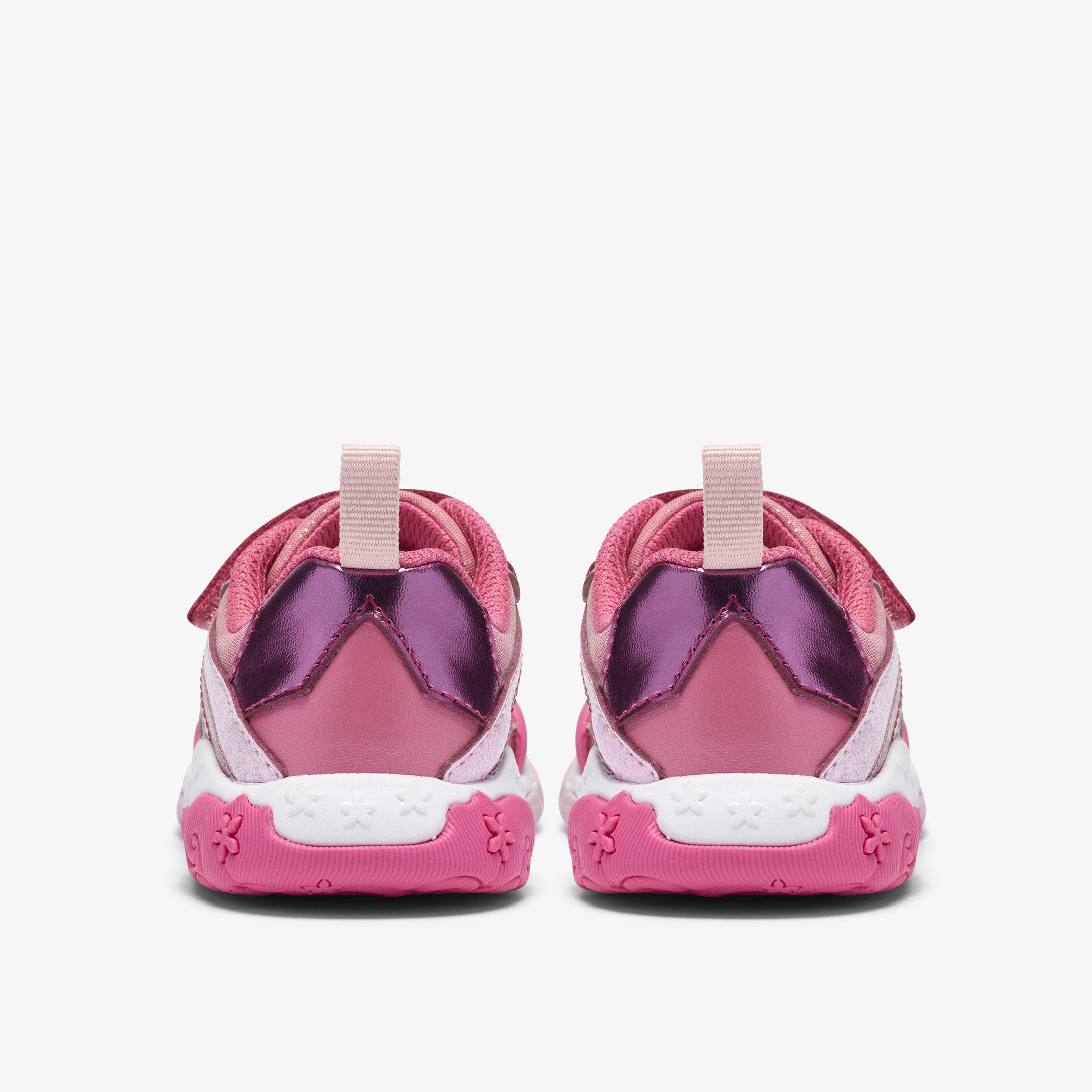 Tidal Hope Toddler Hot Pink Trainers Lace Up, view 5 of 7