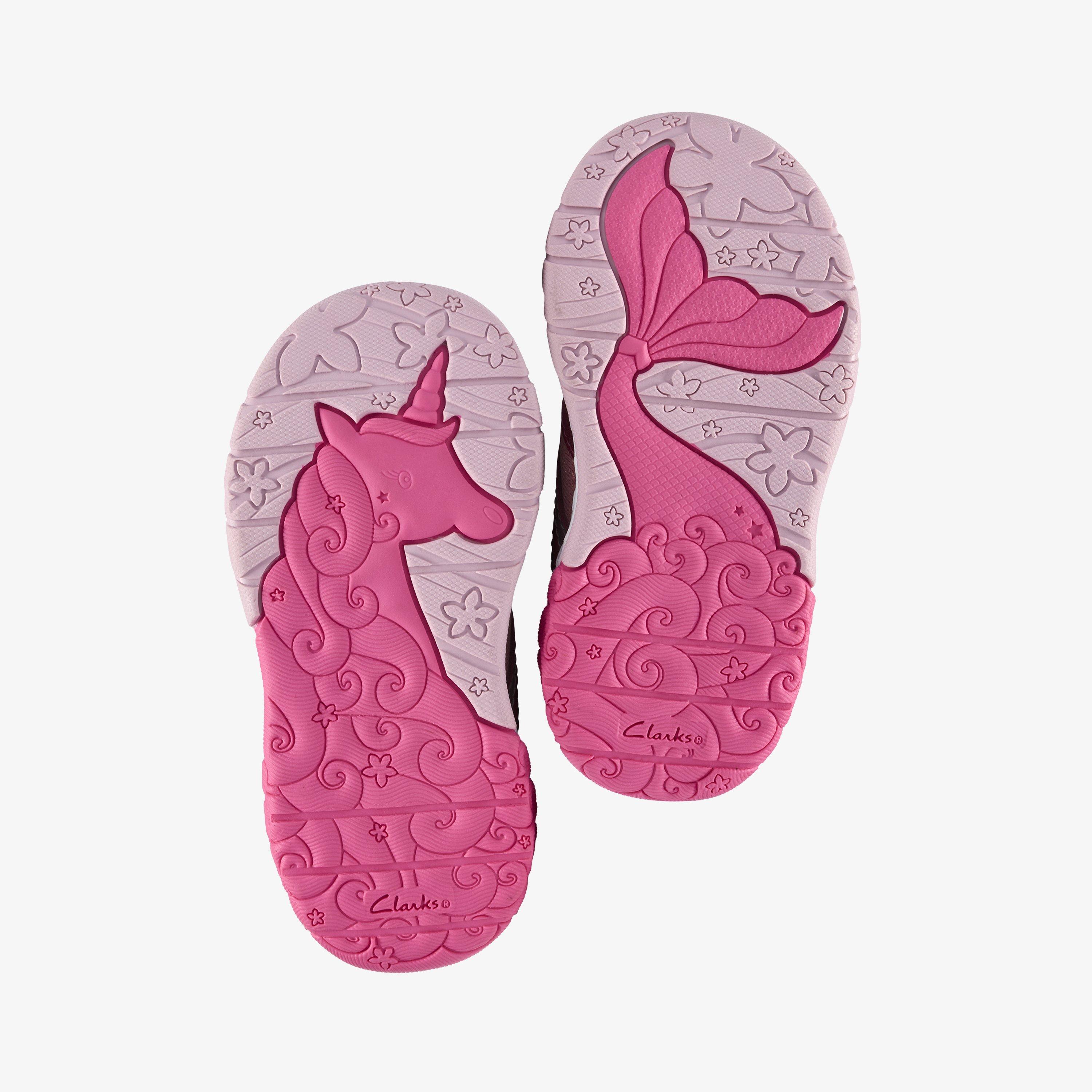 Tidal Hope Toddler Hot Pink Trainers Lace Up, view 7 of 7