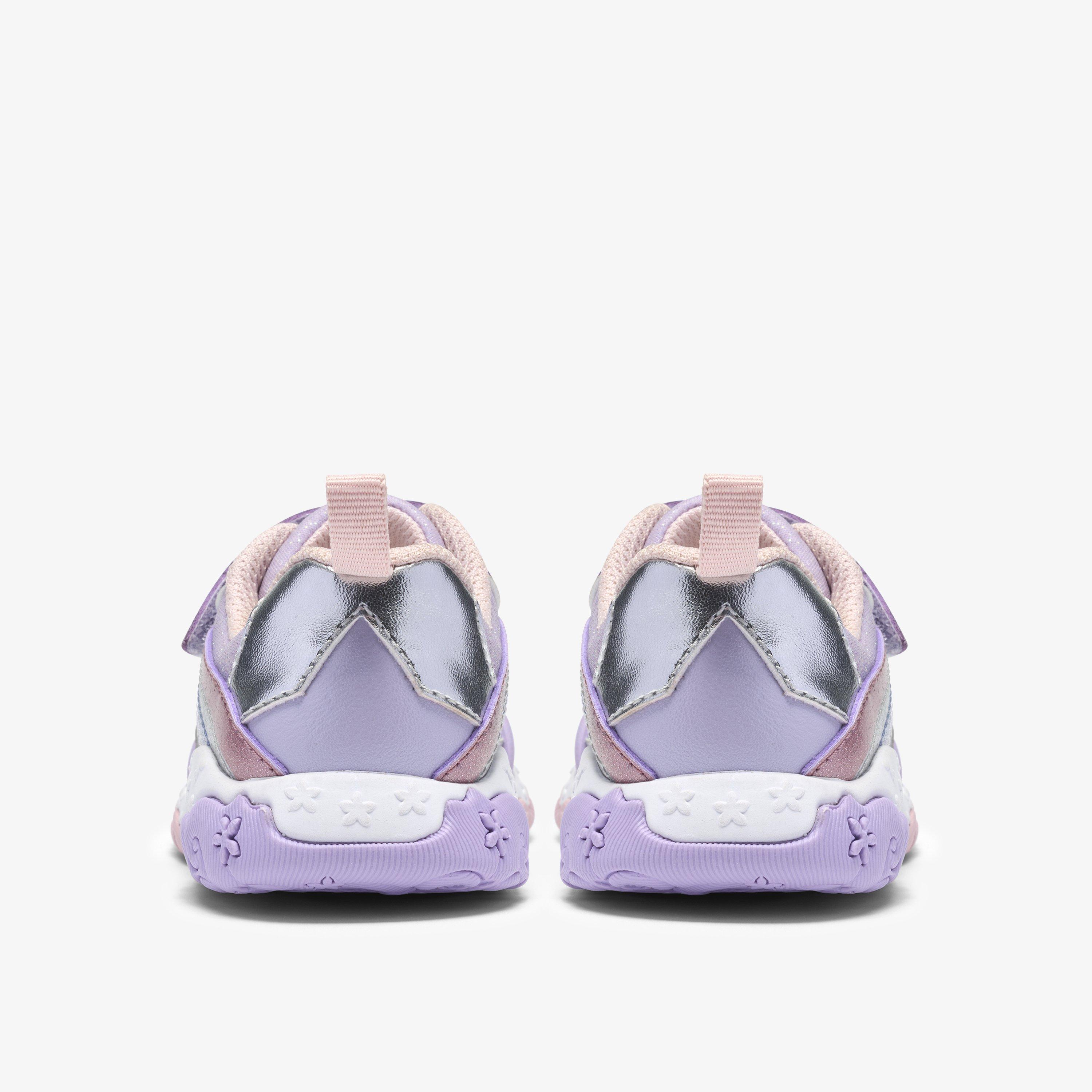 Tidal Hope Toddler Lilac Combination Trainers Lace Up, view 5 of 7