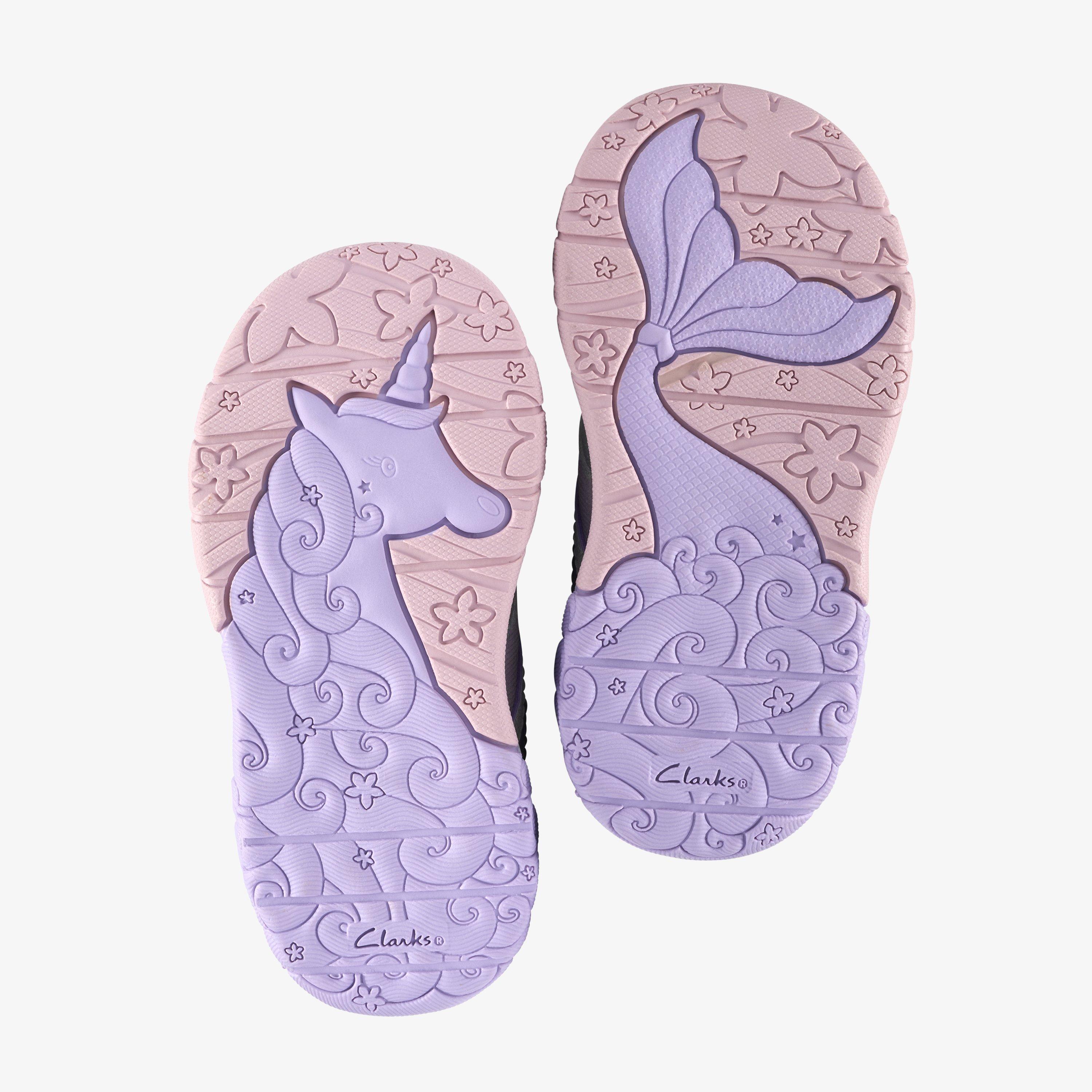 Tidal Hope Toddler Lilac Combination Trainers Lace Up, view 7 of 7