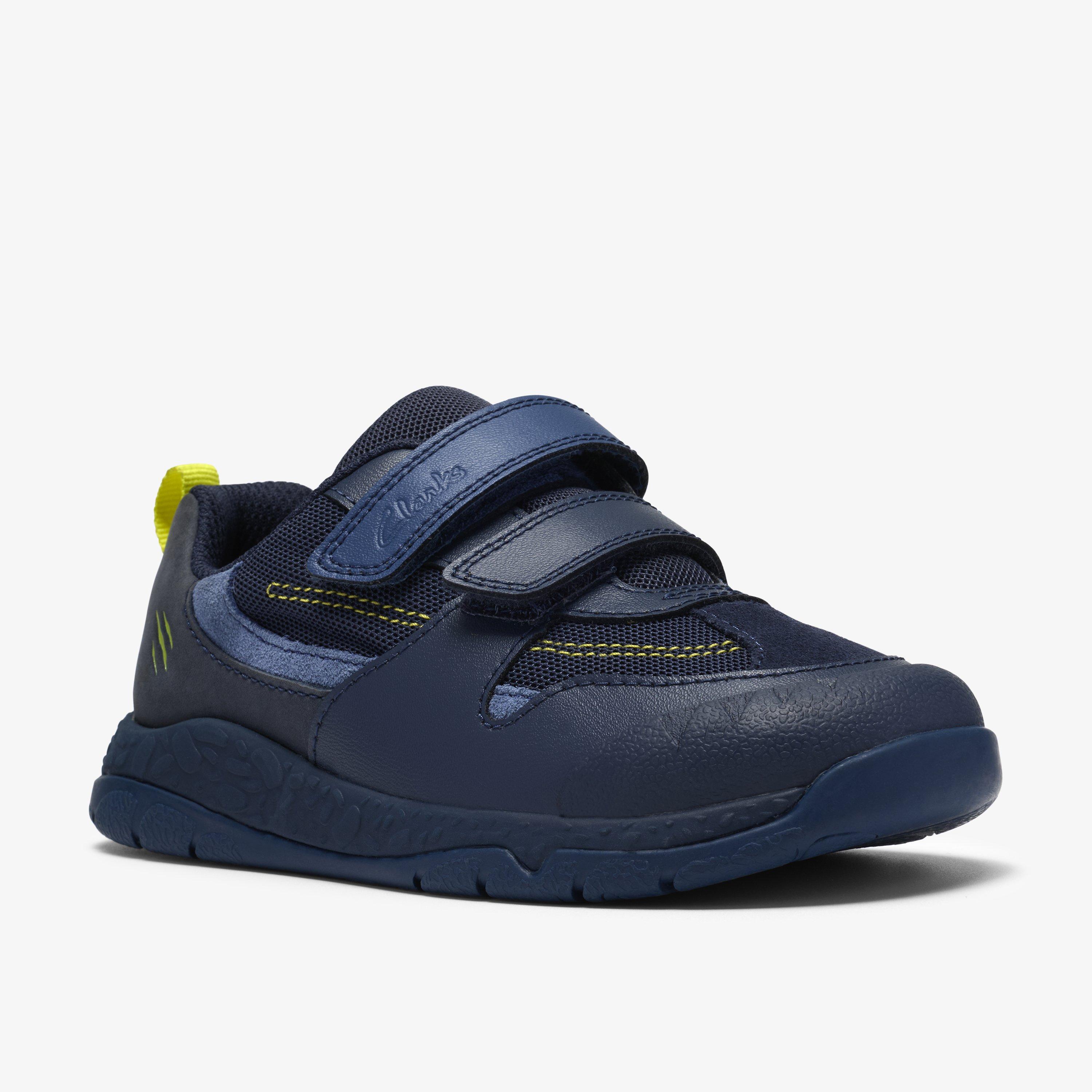 Steggy Soar Kid Navy Combination Trainers, view 4 of 7