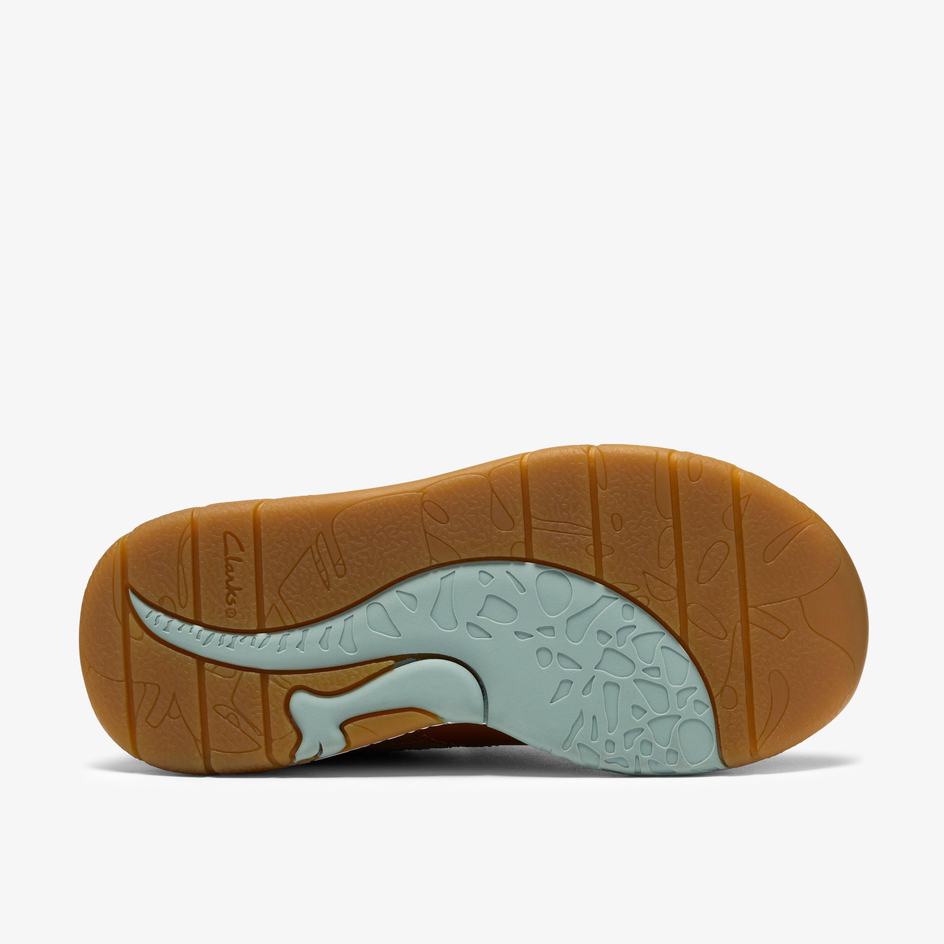 Steggy Soar Kid Tan Combination Trainers, view 3 of 7