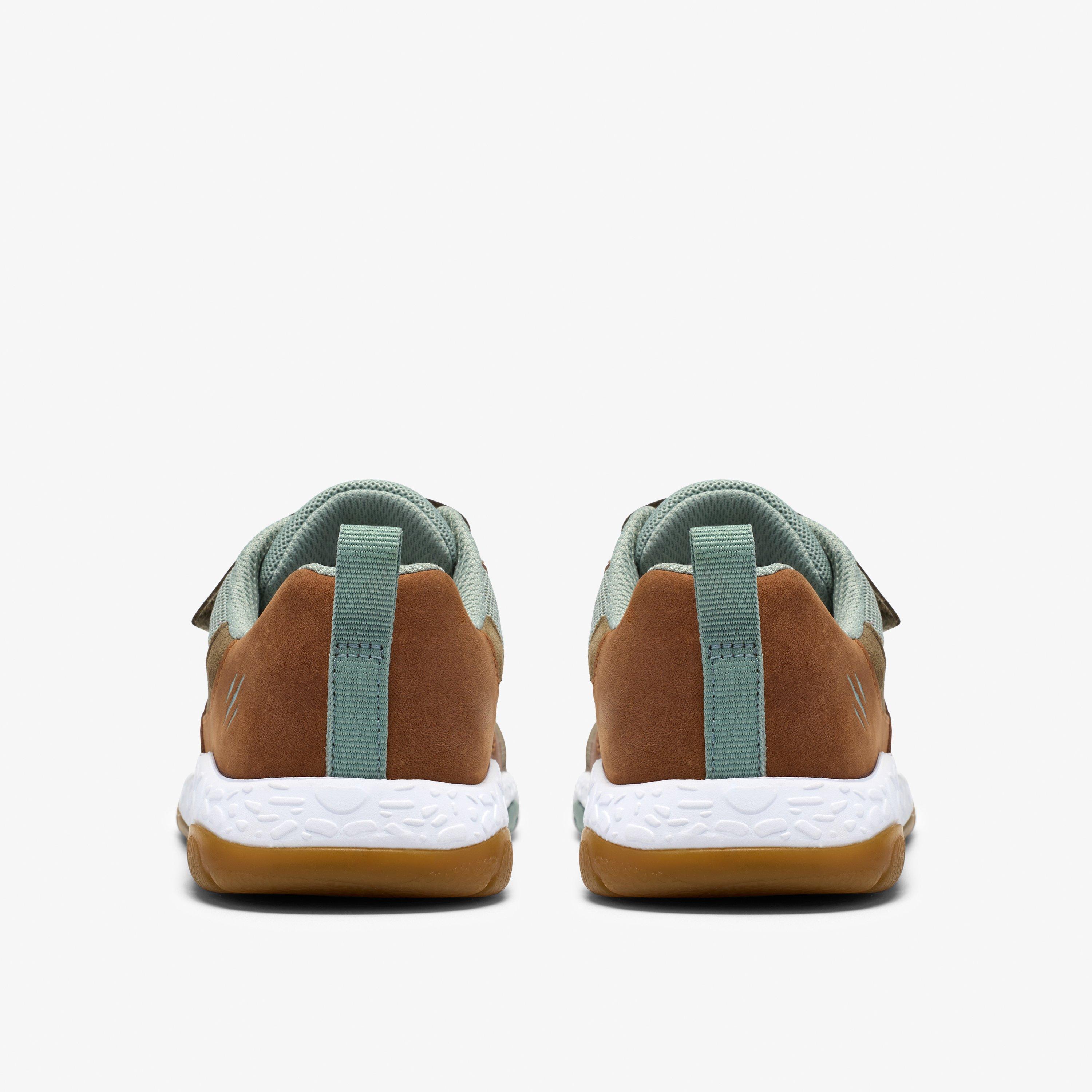 Steggy Soar Kid Tan Combination Trainers, view 5 of 7