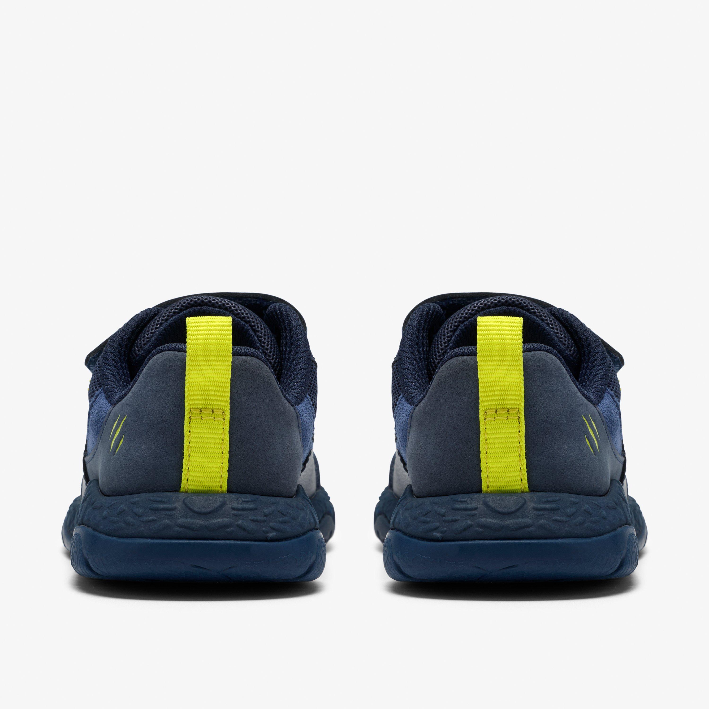 Steggy Soar Toddler Navy Combination Trainers, view 5 of 7