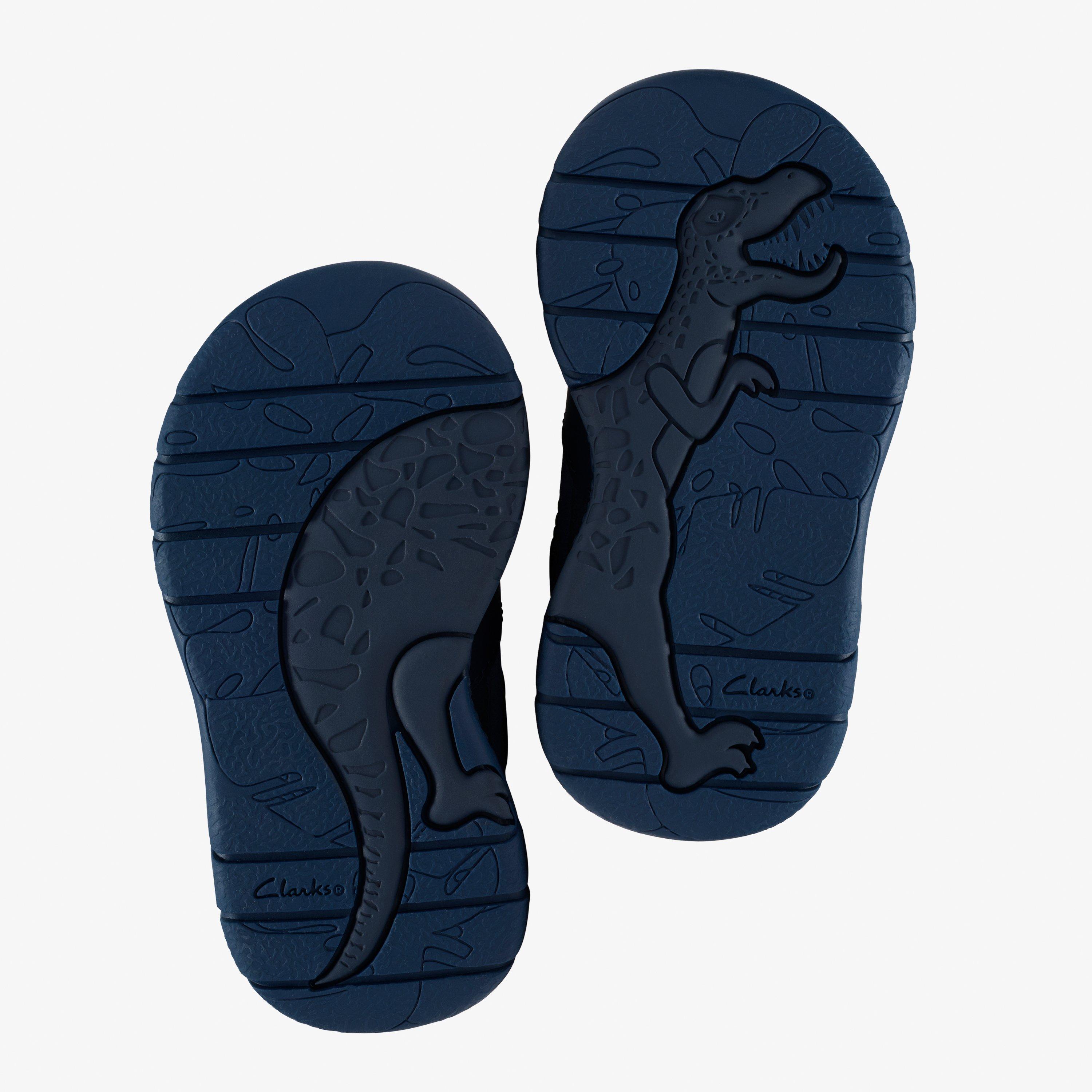 Steggy Soar Toddler Navy Combination Trainers, view 7 of 7